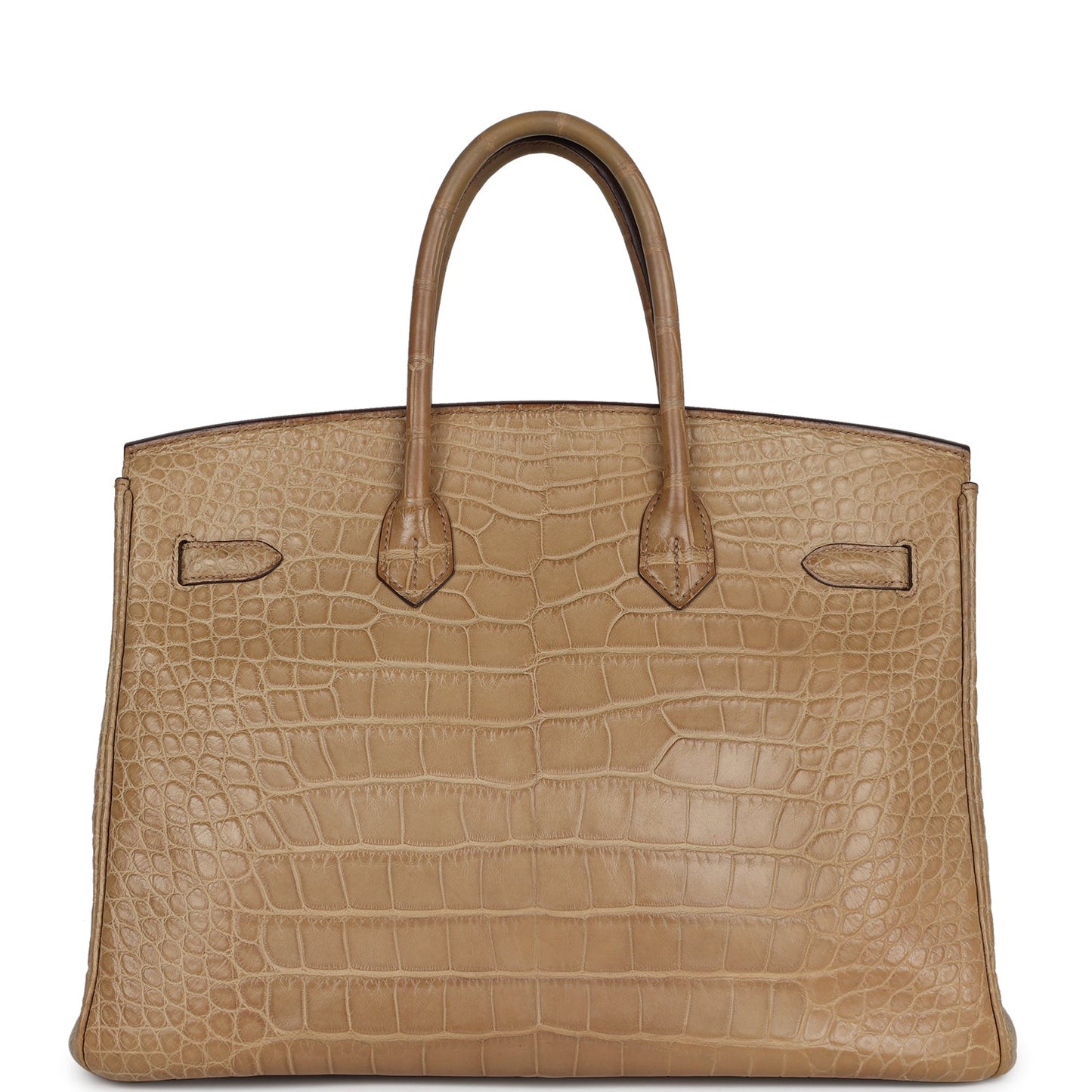 Hermes Birkin 35 Poussiere Matte Alligator Palladium Hardware