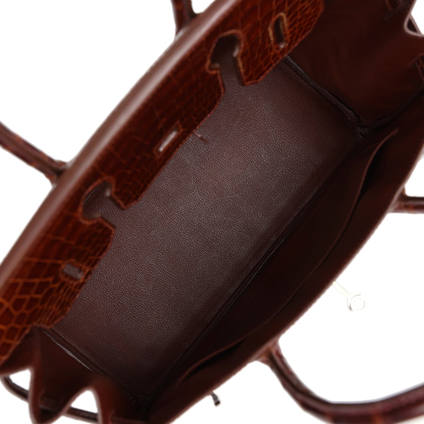 Hermes Birkin 30 Miel Shiny Niloticus Crocodile Palladium Hardware