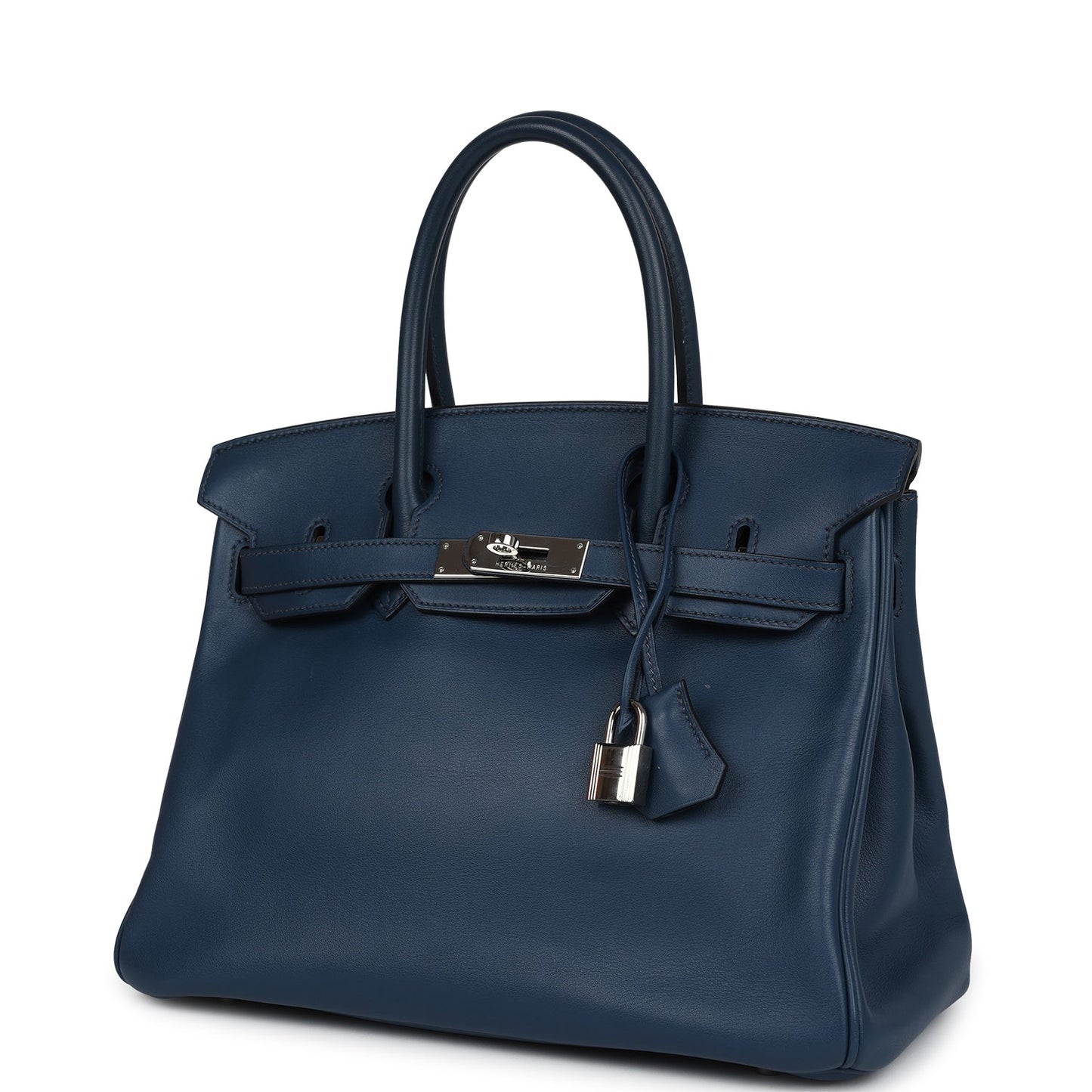 Hermes Birkin 30 Deep Bleu Swift Palladium Hardware