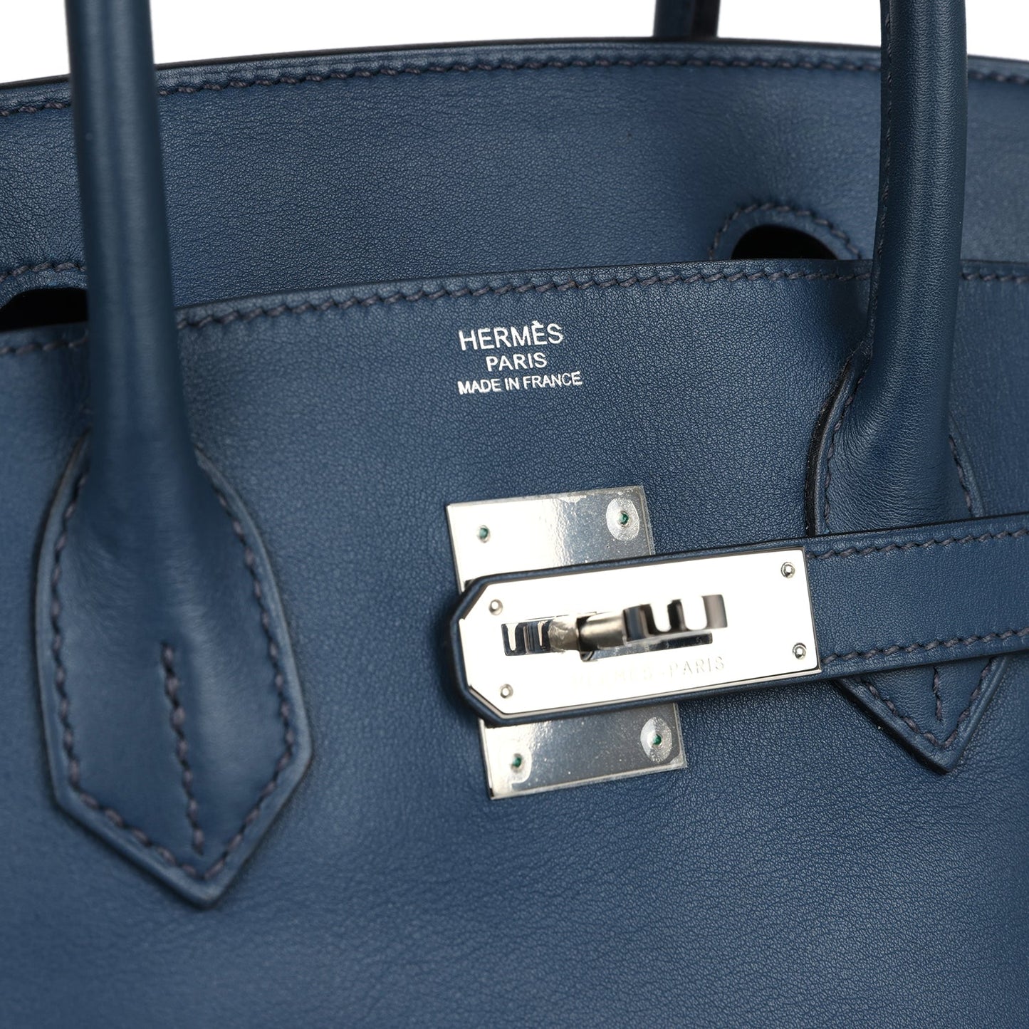 Hermes Birkin 30 Deep Bleu Swift Palladium Hardware