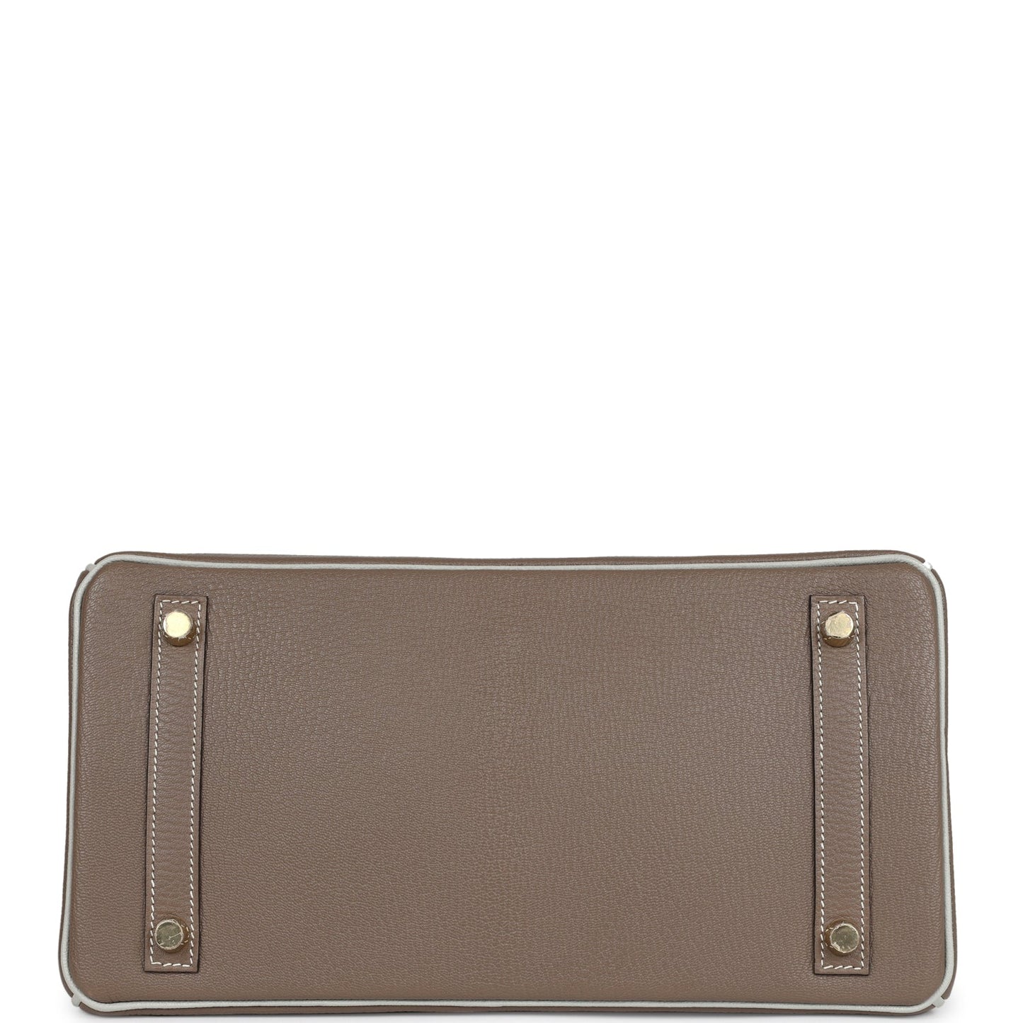 Hermes Special Order (HSS) Birkin 30 Etoupe and Gris Perle Chevre Brushed Gold Hardware