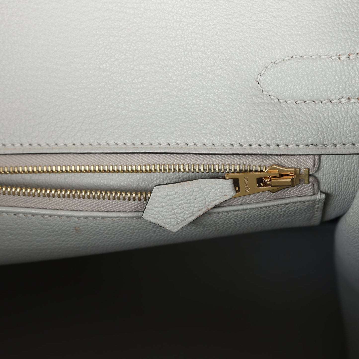 Hermes Special Order (HSS) Birkin 30 Etoupe and Gris Perle Chevre Brushed Gold Hardware