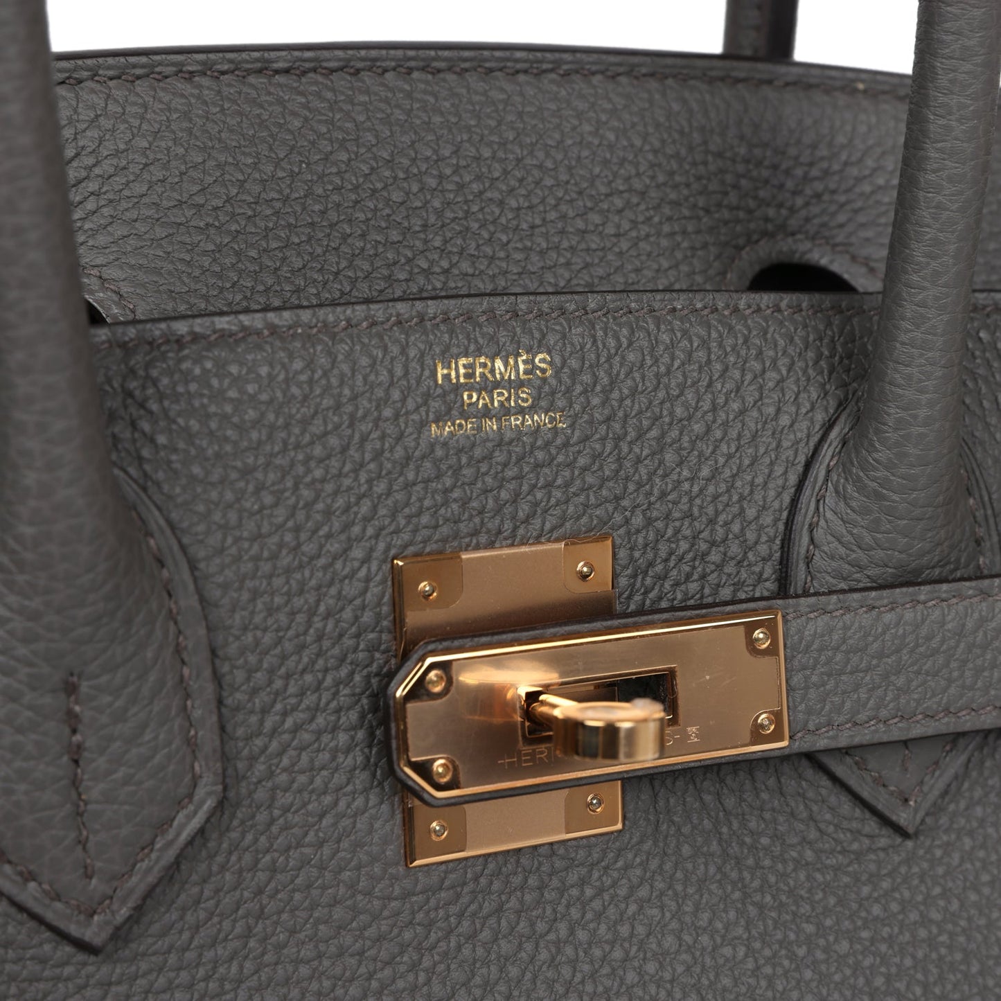 Hermes Birkin 30 Etain Togo Rose Gold Hardware