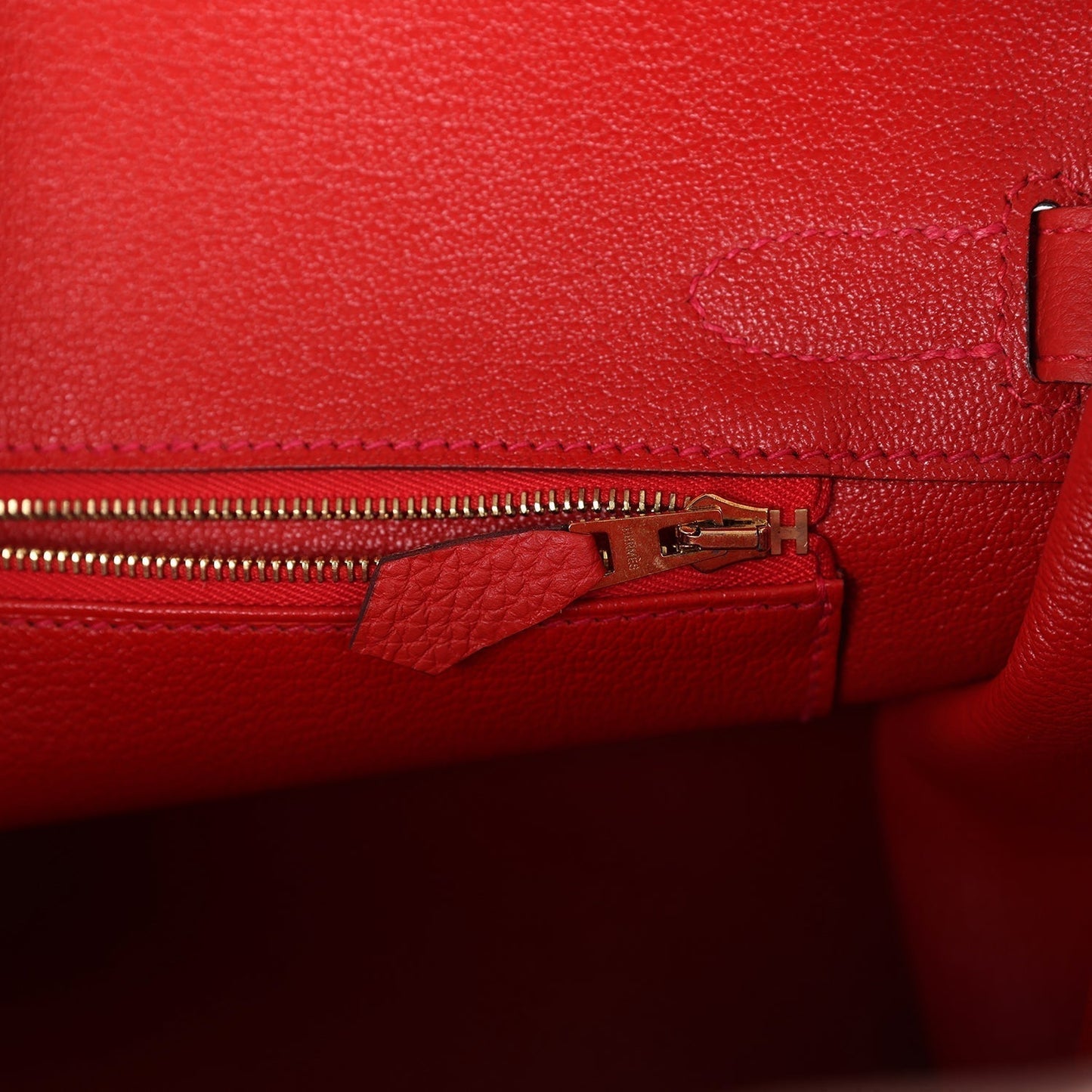 Hermes Birkin 30 Geranium Togo Gold Hardware