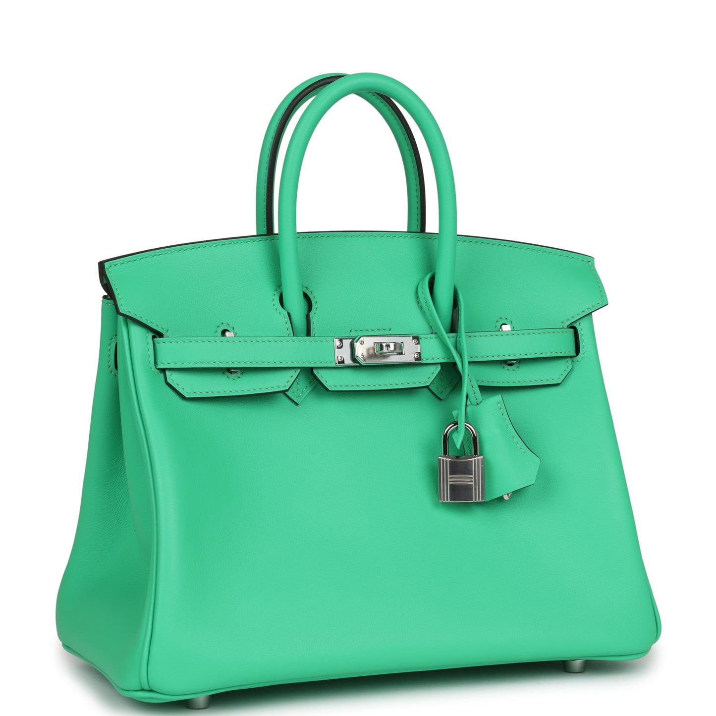 Hermes Birkin 25 Vert Comics Swift Palladium Hardware