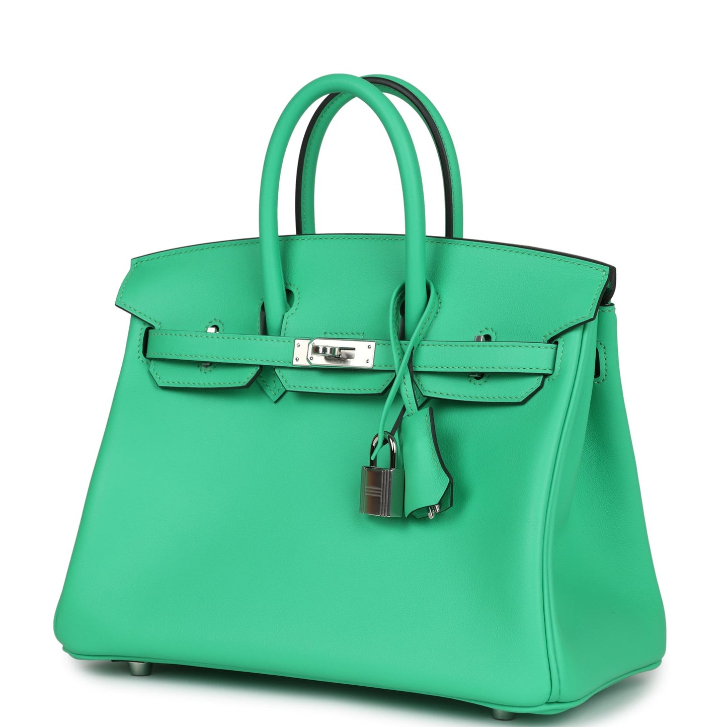 Hermes Birkin 25 Vert Comics Swift Palladium Hardware