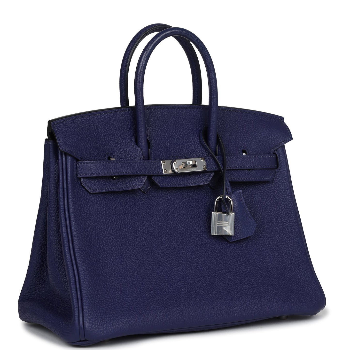 Hermes Birkin 25 Bleu Encre Togo Palladium Hardware