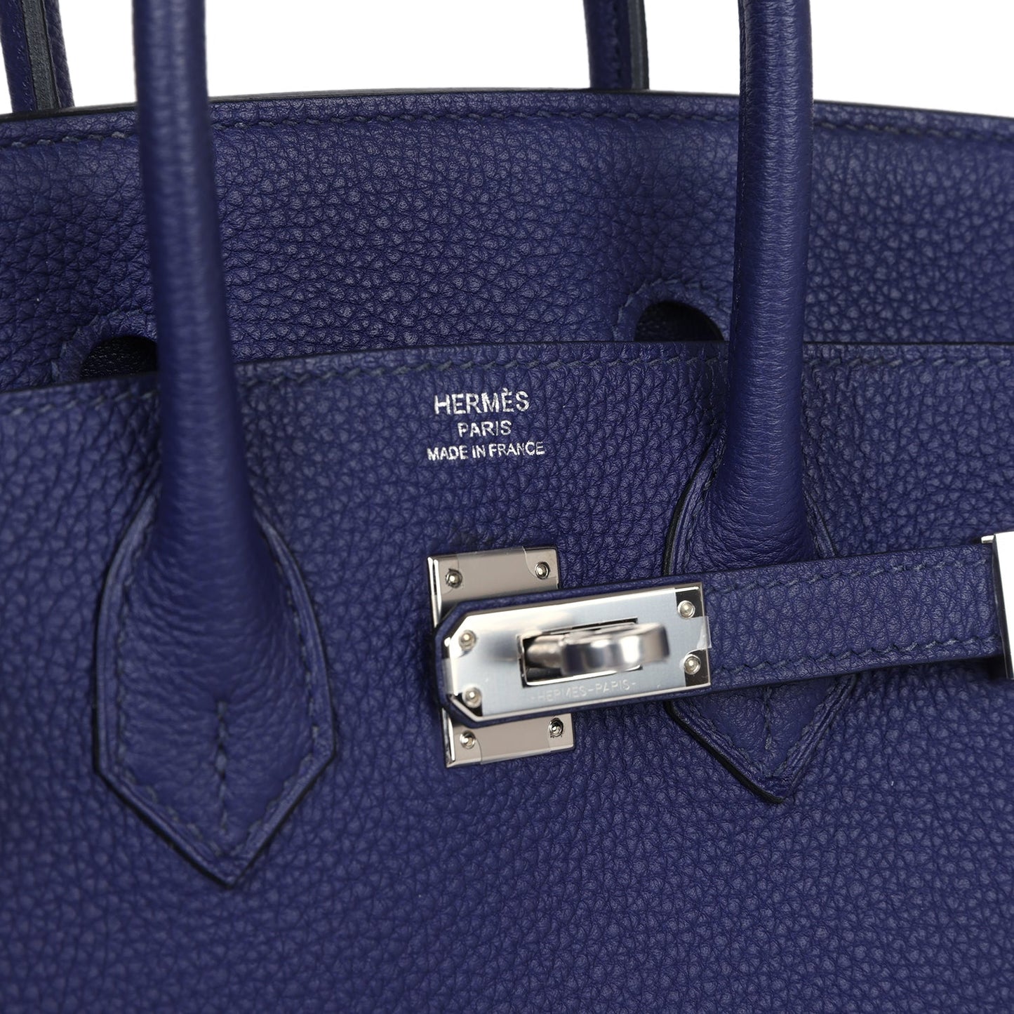 Hermes Birkin 25 Bleu Encre Togo Palladium Hardware