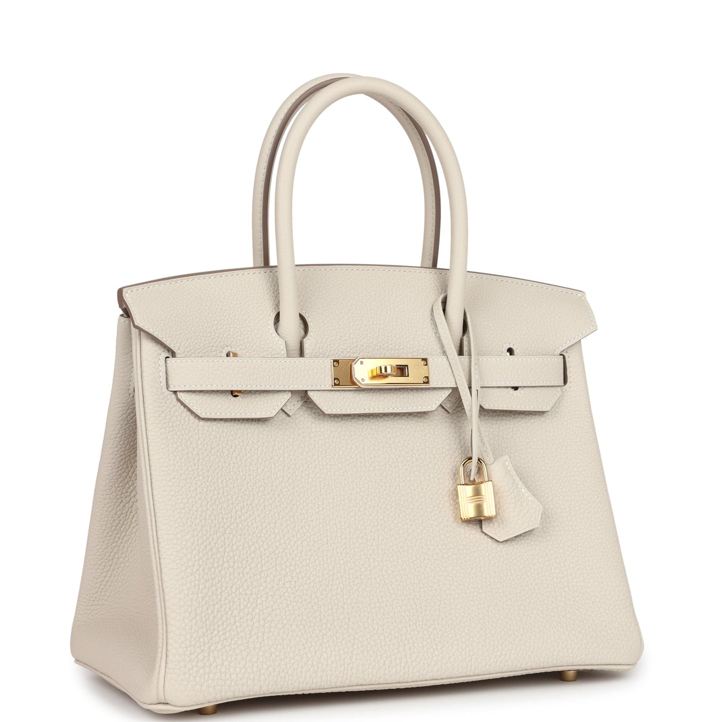 Hermes Birkin 30 Craie Togo Gold Hardware