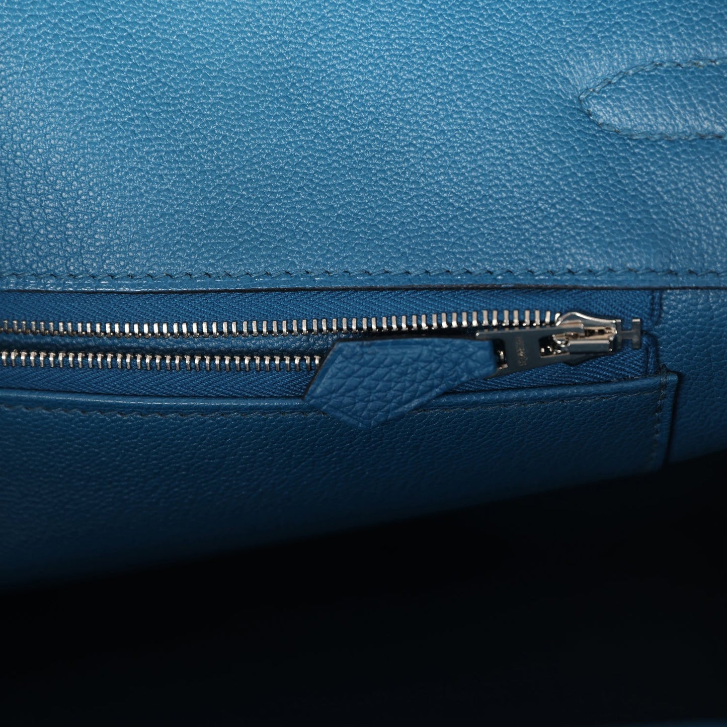 Hermes Birkin 35 Bleu de Galice Togo Palladium Hardware