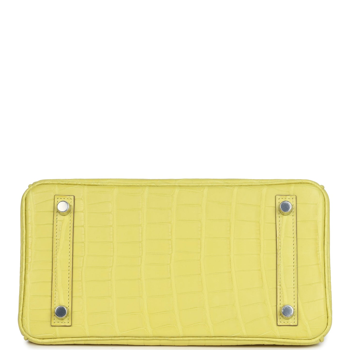 Hermes Birkin 25 Lime Matte Alligator Palladium Hardware