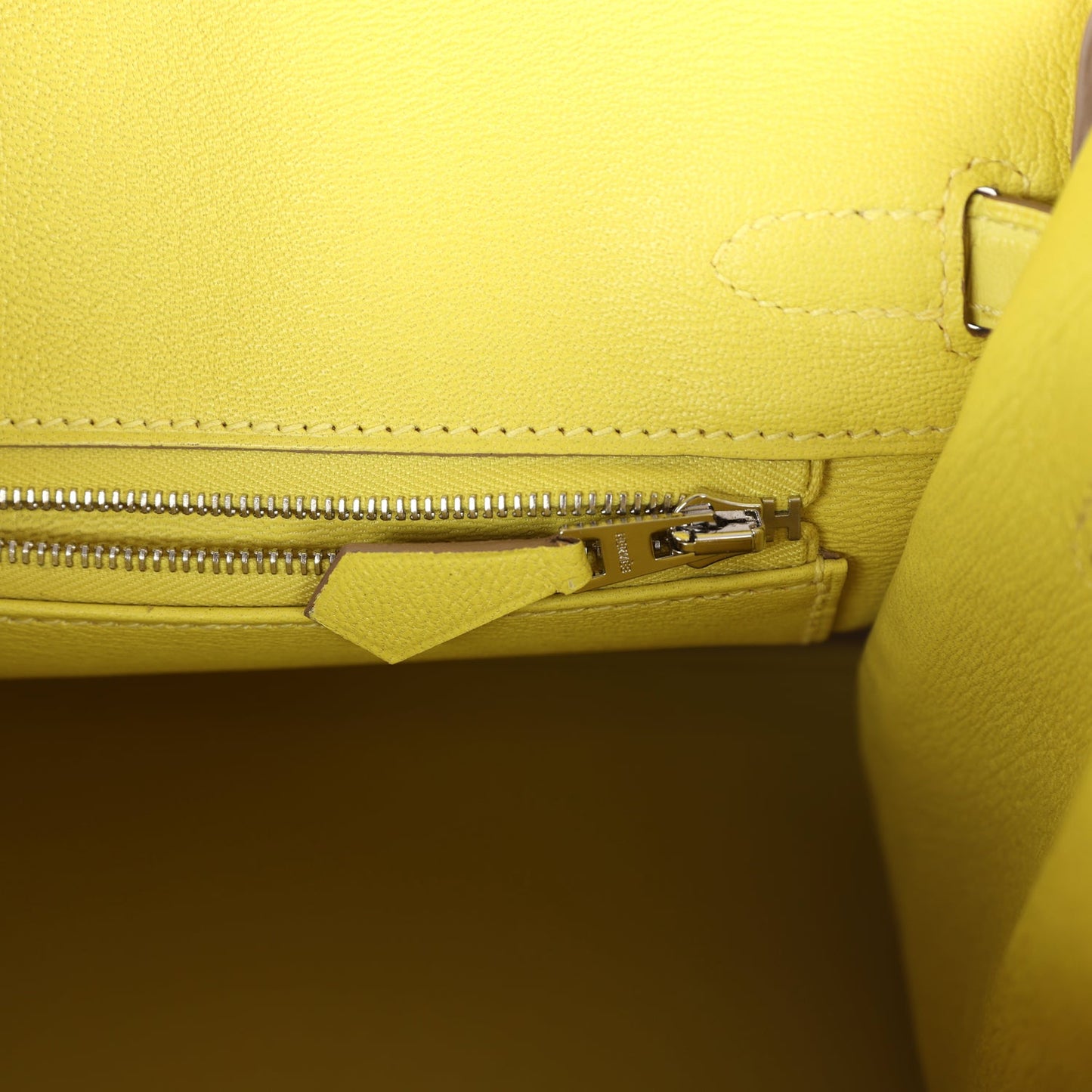 Hermes Birkin 25 Lime Matte Alligator Palladium Hardware