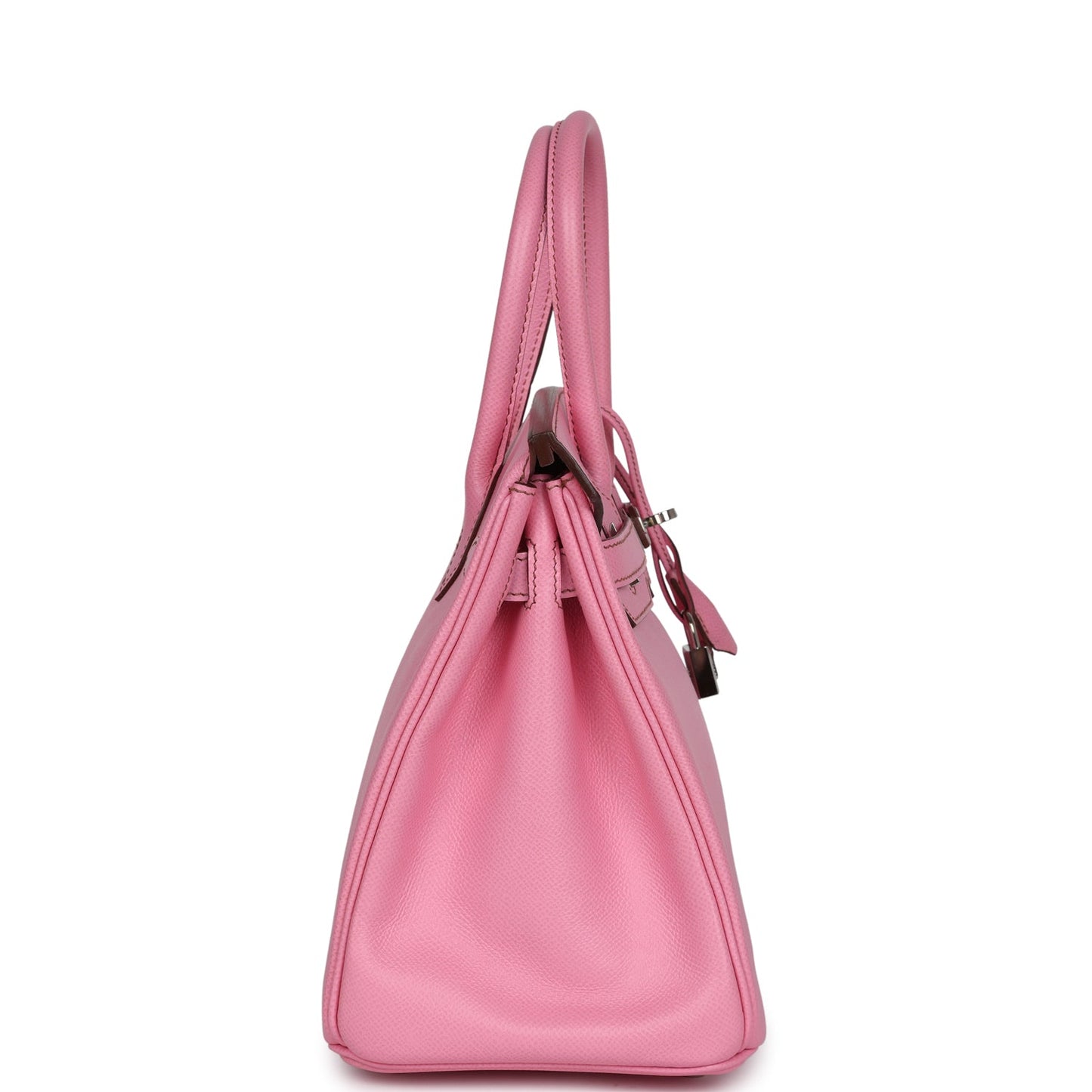Hermes Birkin 30 Bubblegum Epsom Palladium Hardware