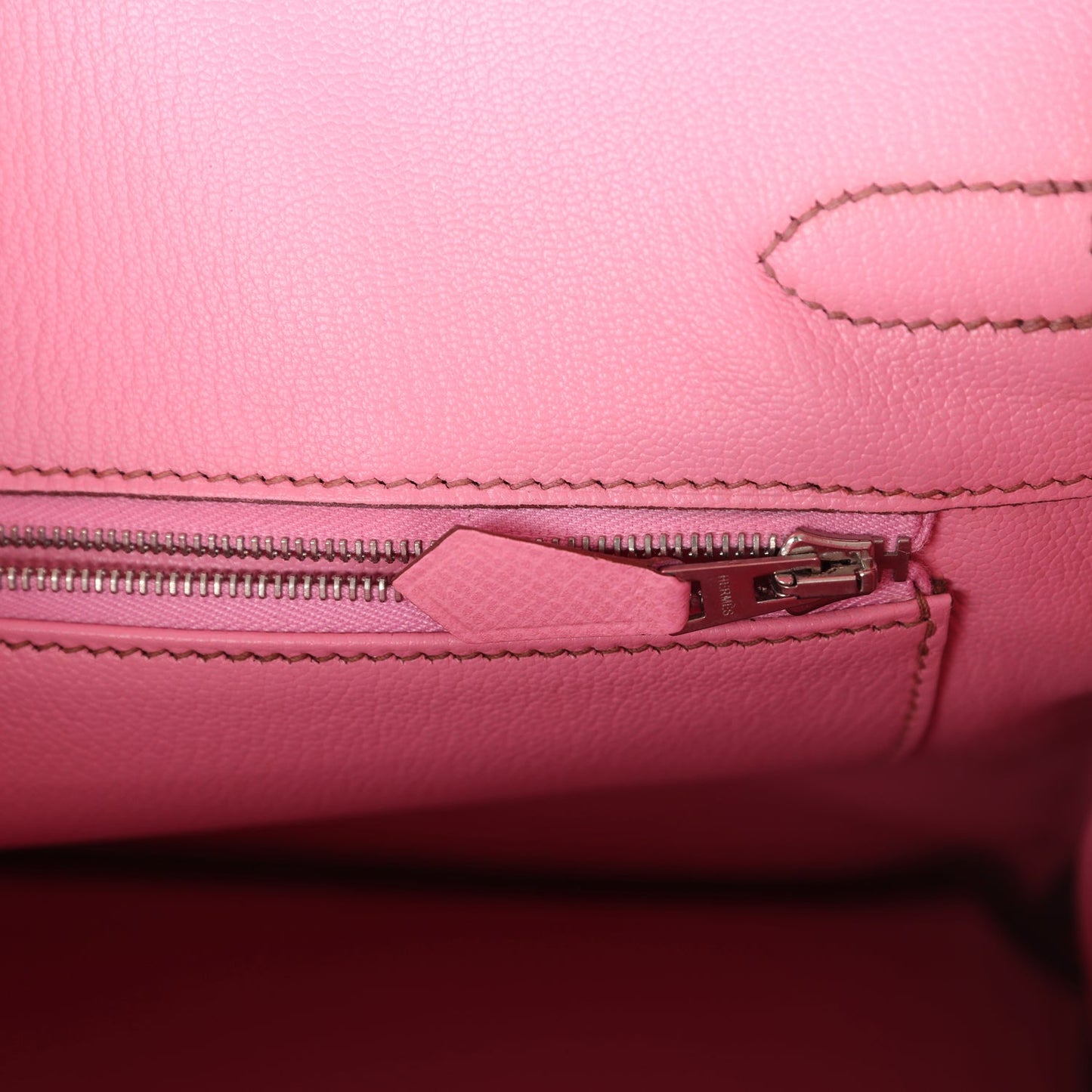 Hermes Birkin 30 Bubblegum Epsom Palladium Hardware