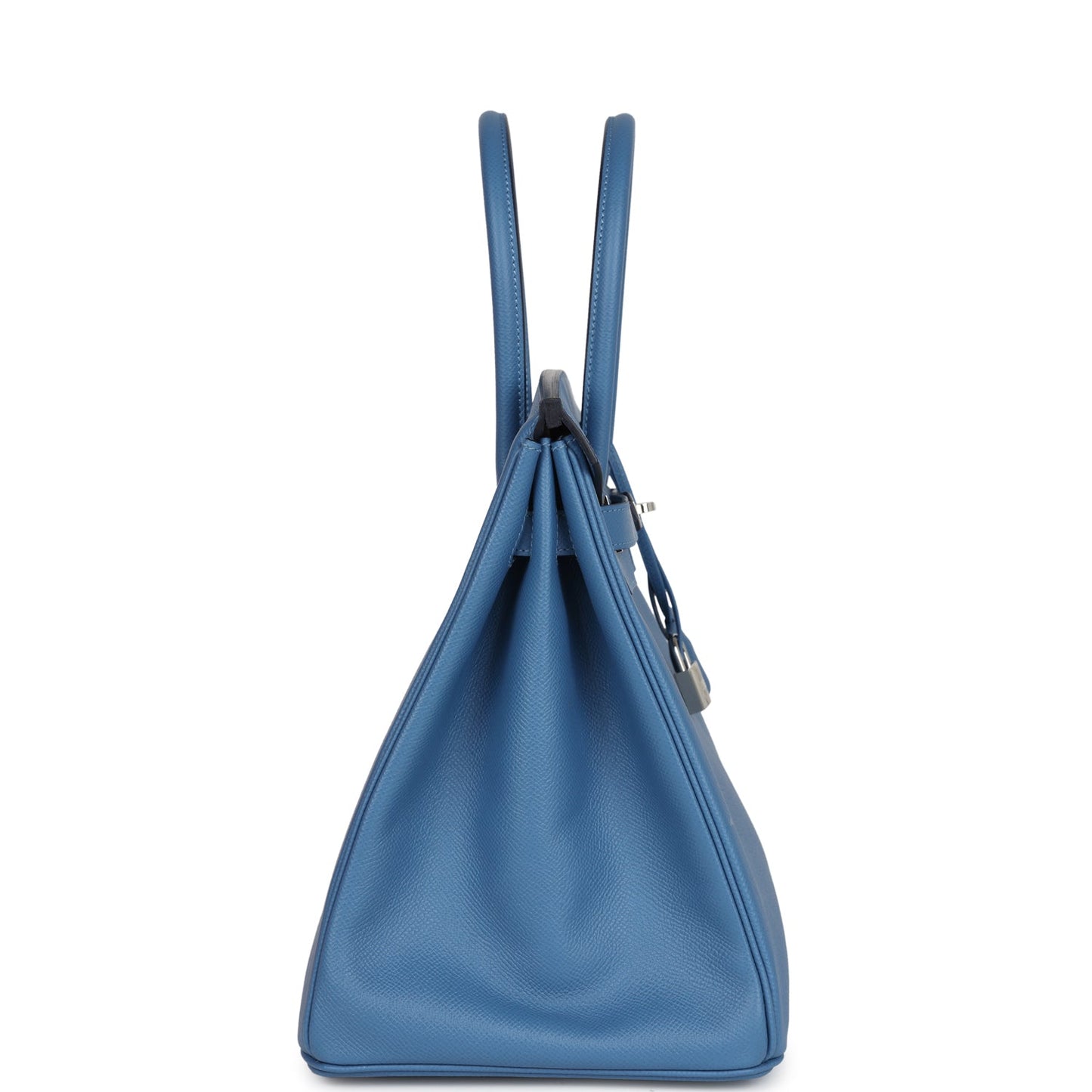 Hermes Birkin 35 Bleu Azur Epsom Palladium Hardware