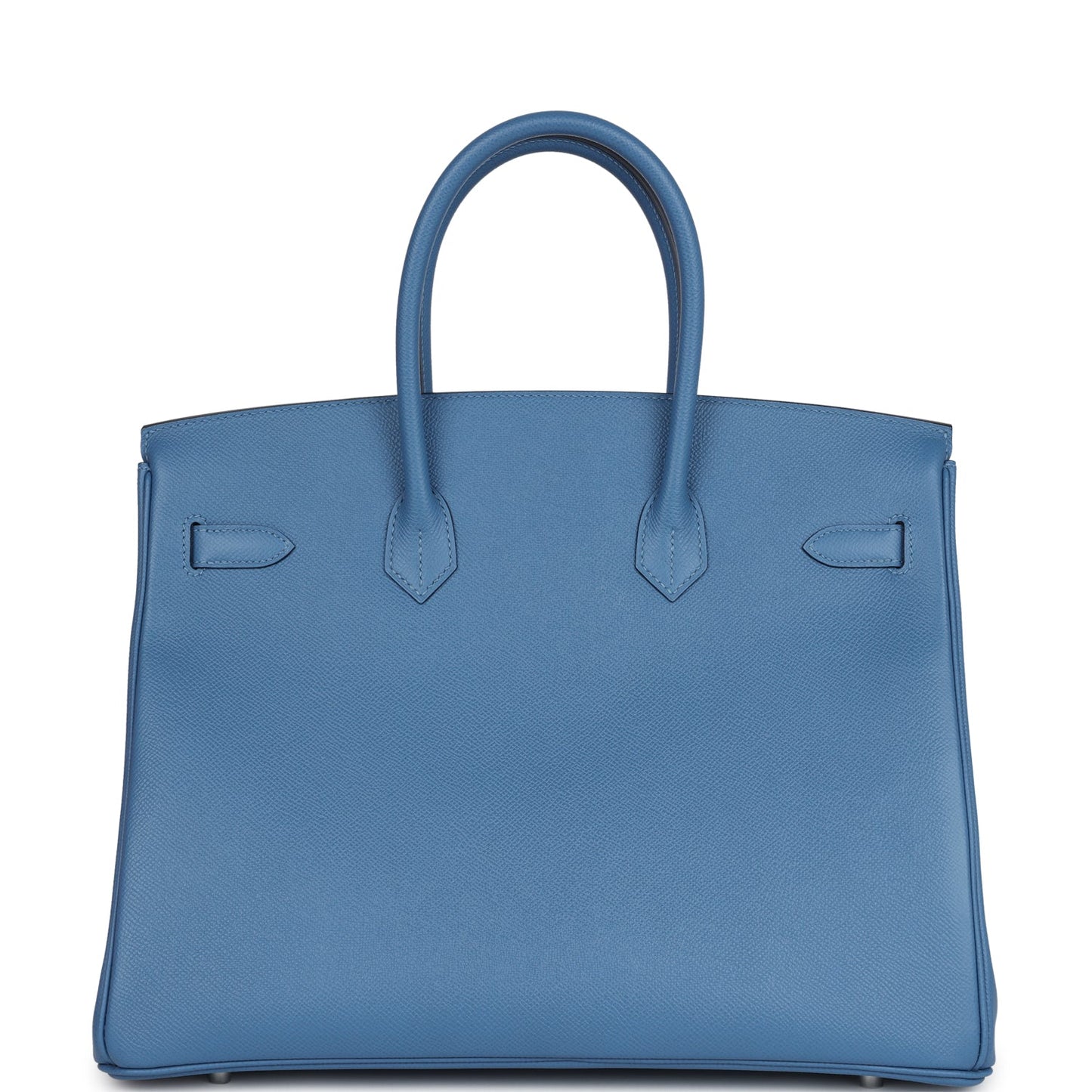 Hermes Birkin 35 Bleu Azur Epsom Palladium Hardware
