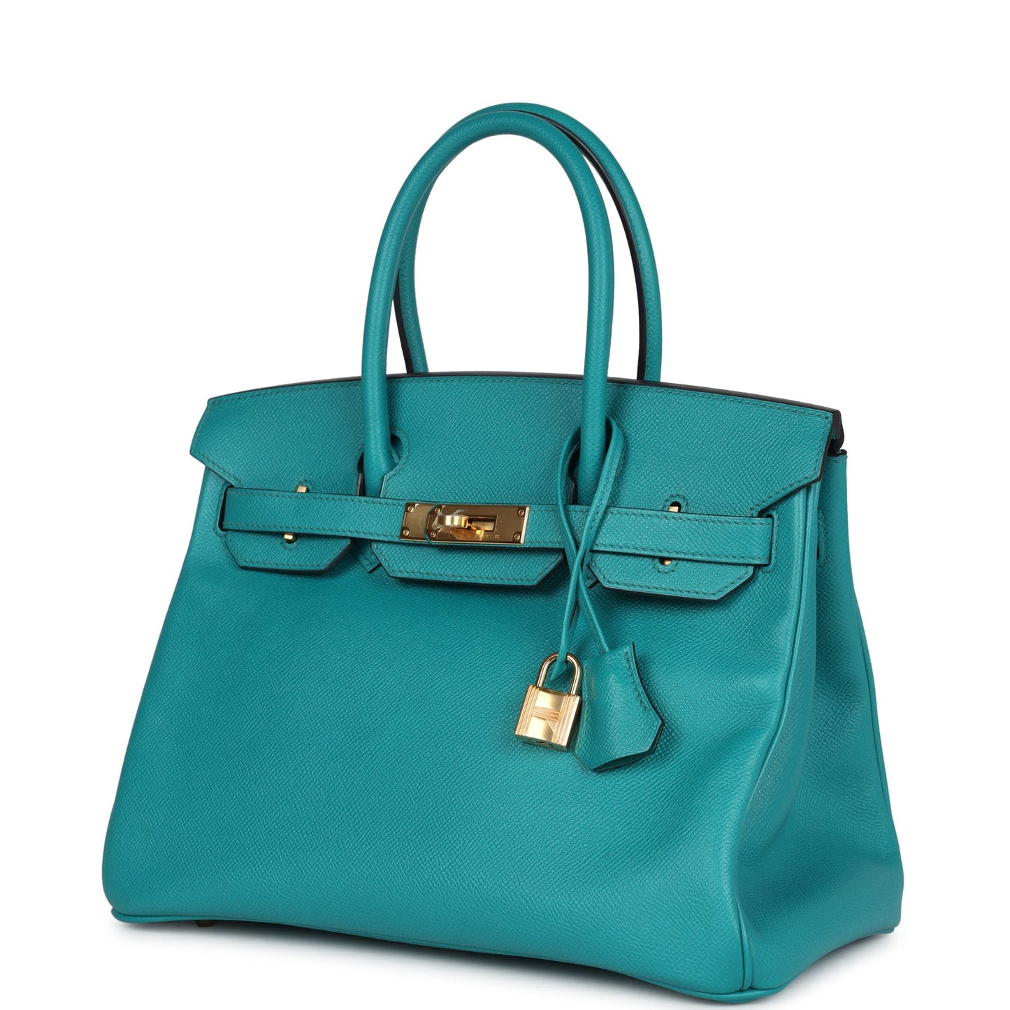 Hermes Special Order (HSS) Birkin 30 Bleu Paon Epsom Gold Hardware