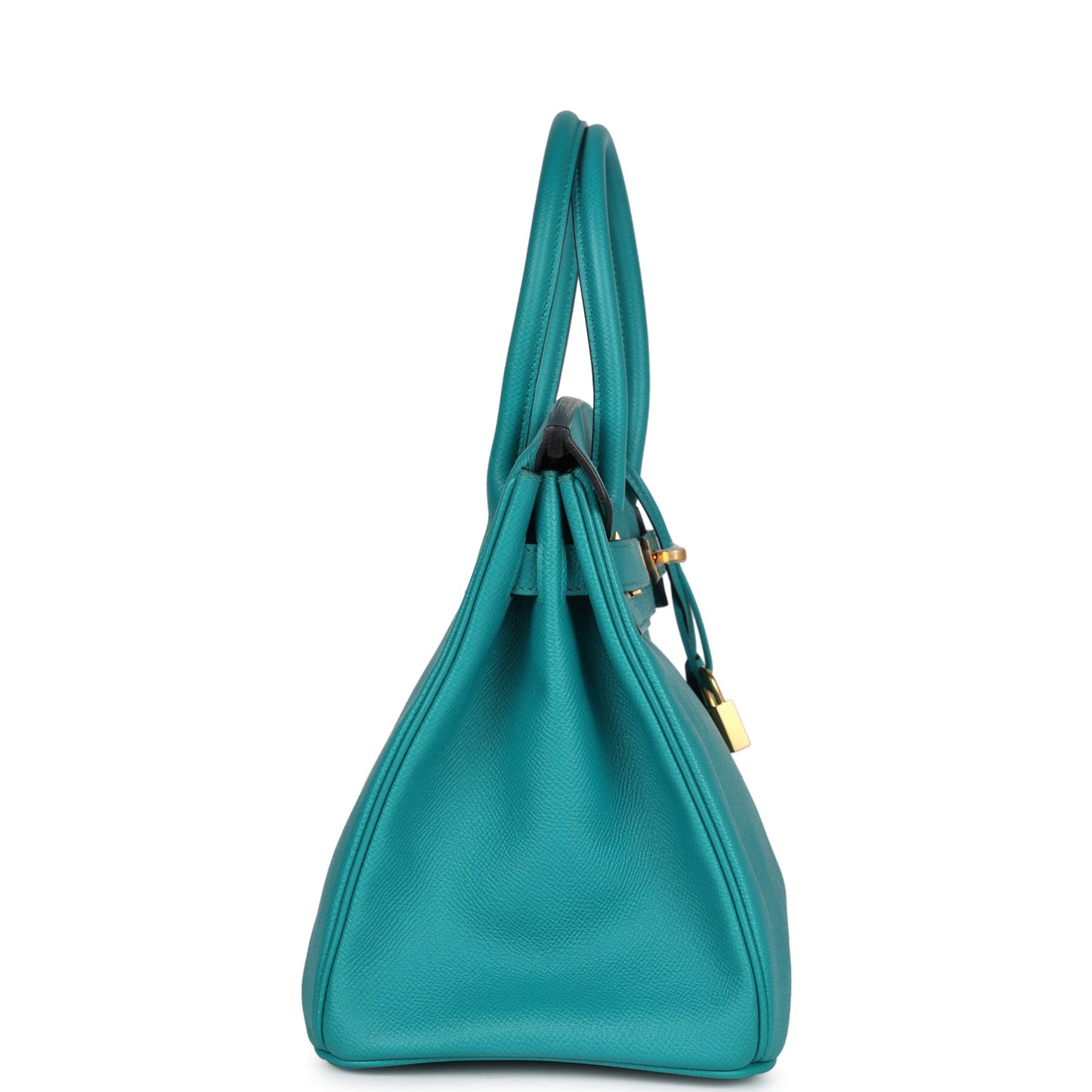 Hermes Special Order (HSS) Birkin 30 Bleu Paon Epsom Gold Hardware