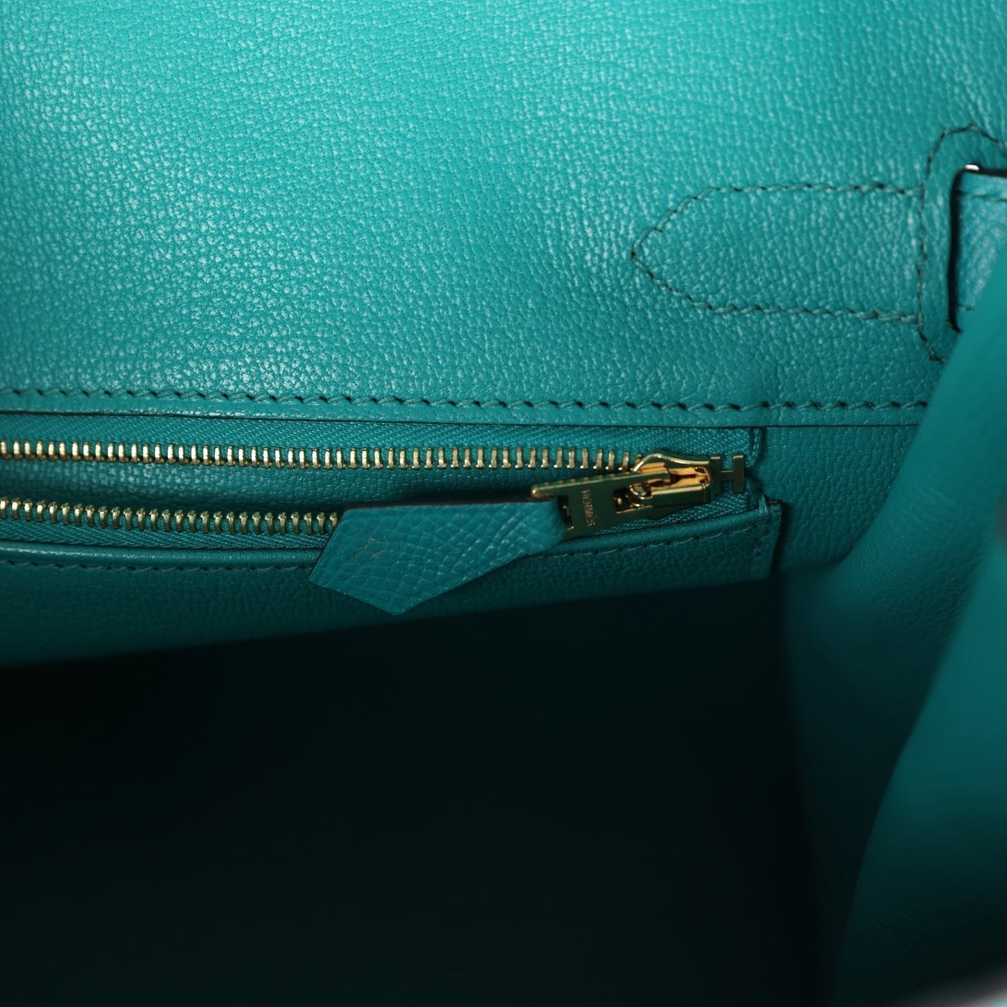 Hermes Special Order (HSS) Birkin 30 Bleu Paon Epsom Gold Hardware