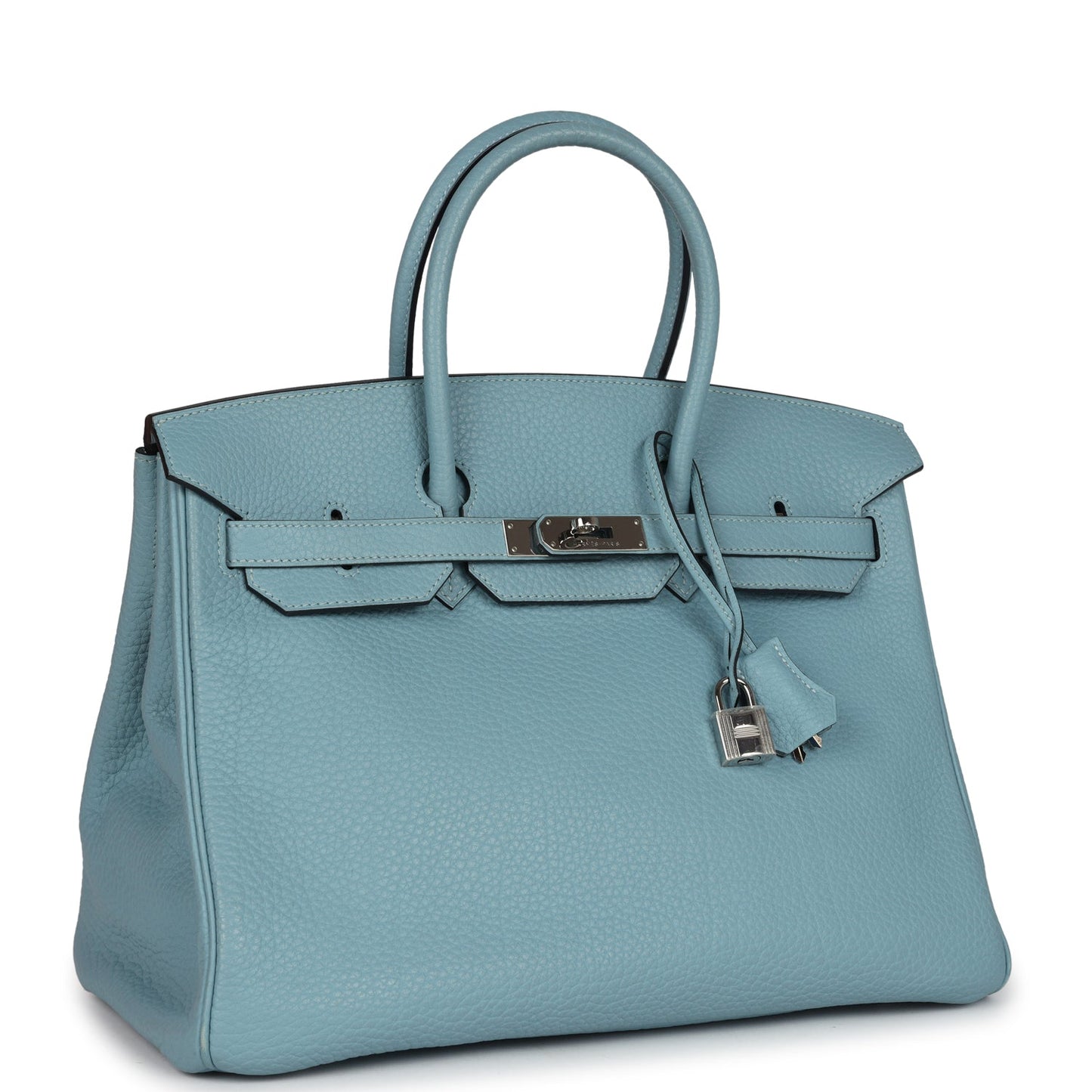 Hermes Birkin 35 Ciel Togo Palladium Hardware