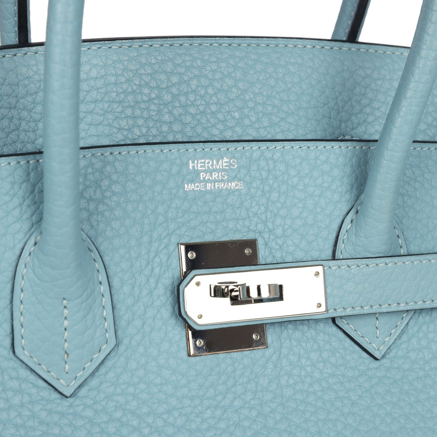 Hermes Birkin 35 Ciel Togo Palladium Hardware