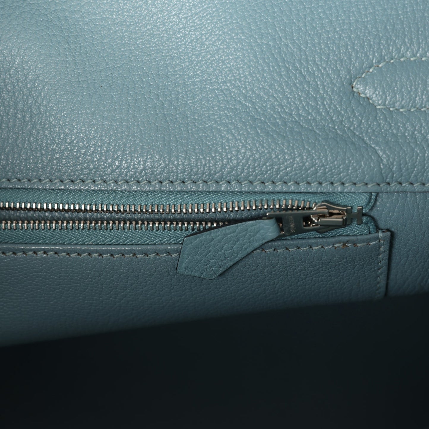 Hermes Birkin 35 Ciel Togo Palladium Hardware