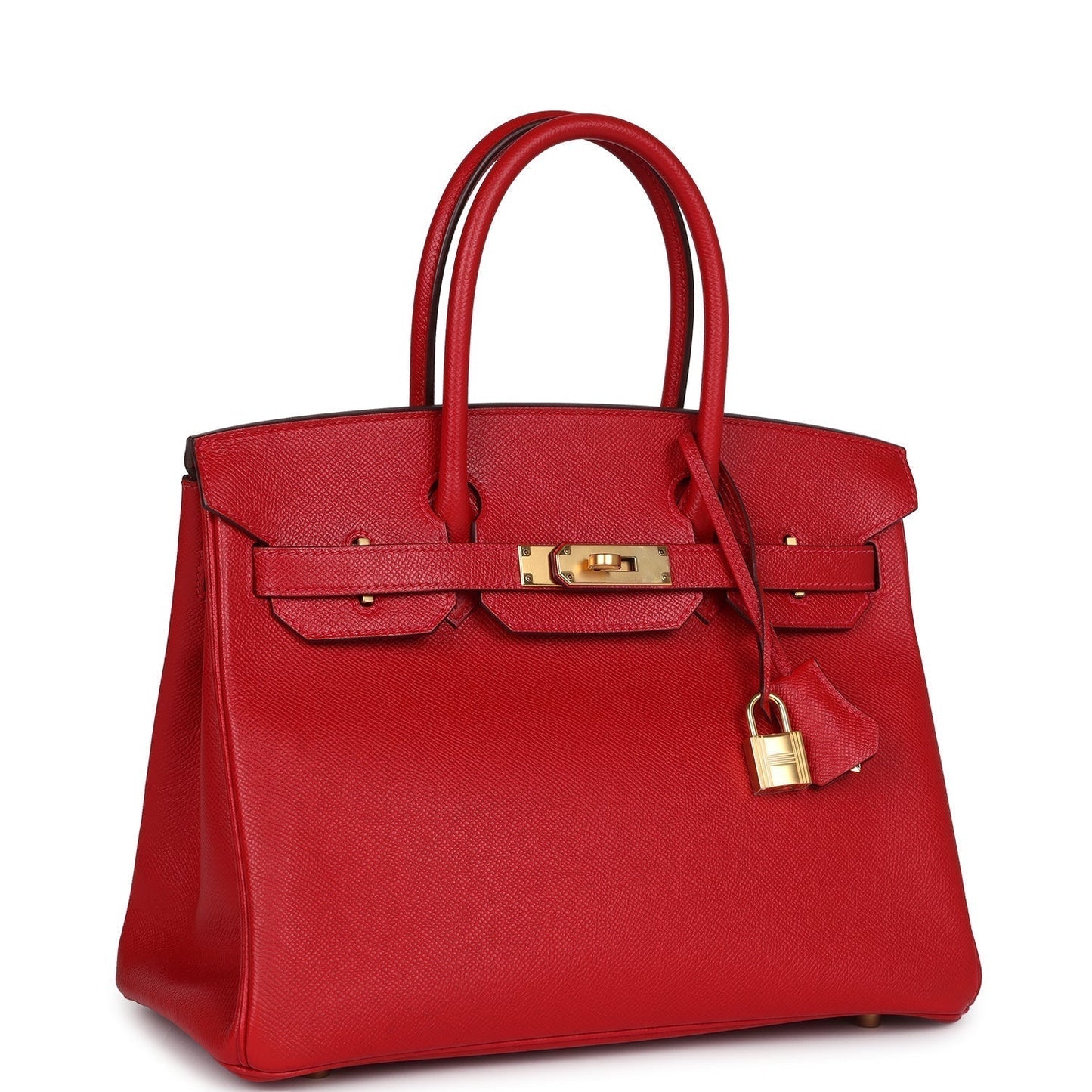 Hermes Birkin 30 Rouge Casaque Epsom Gold Hardware