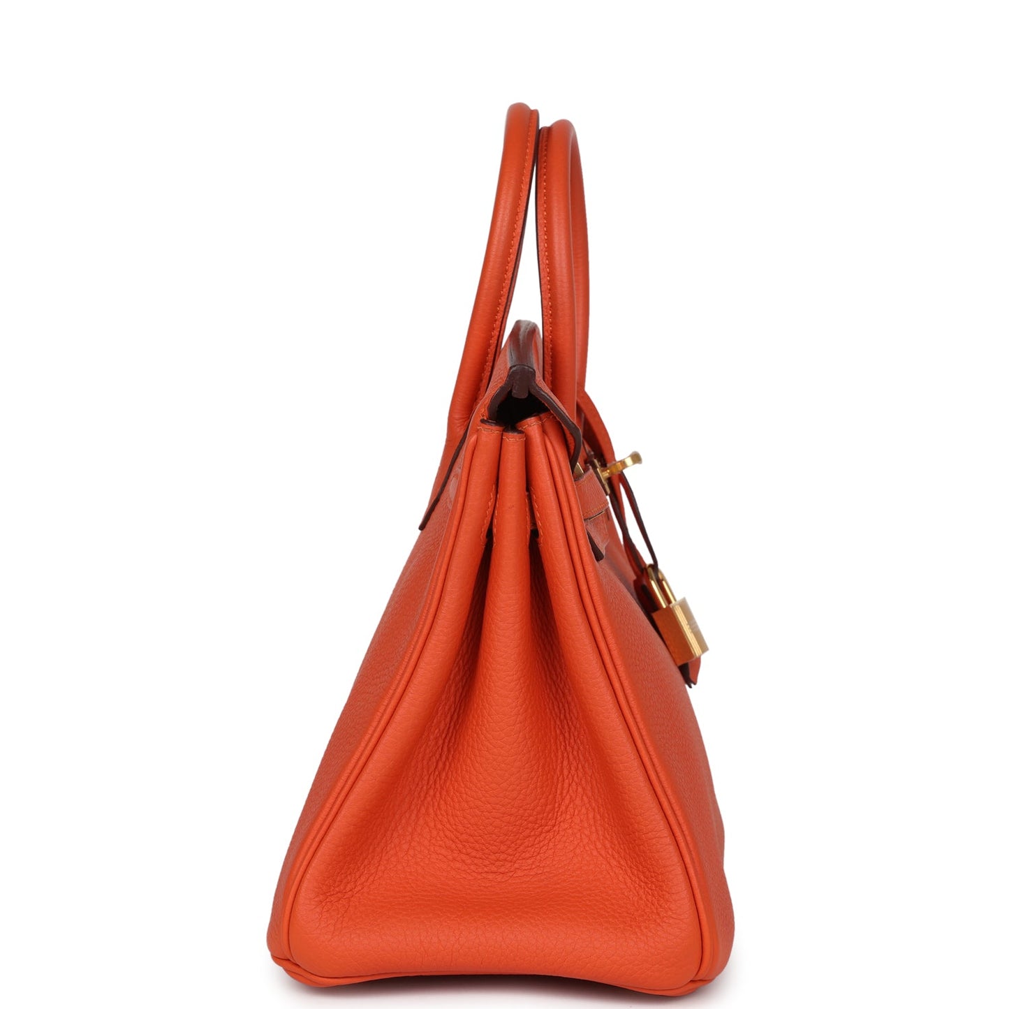 Hermes Birkin 25 Feu Togo Gold Hardware