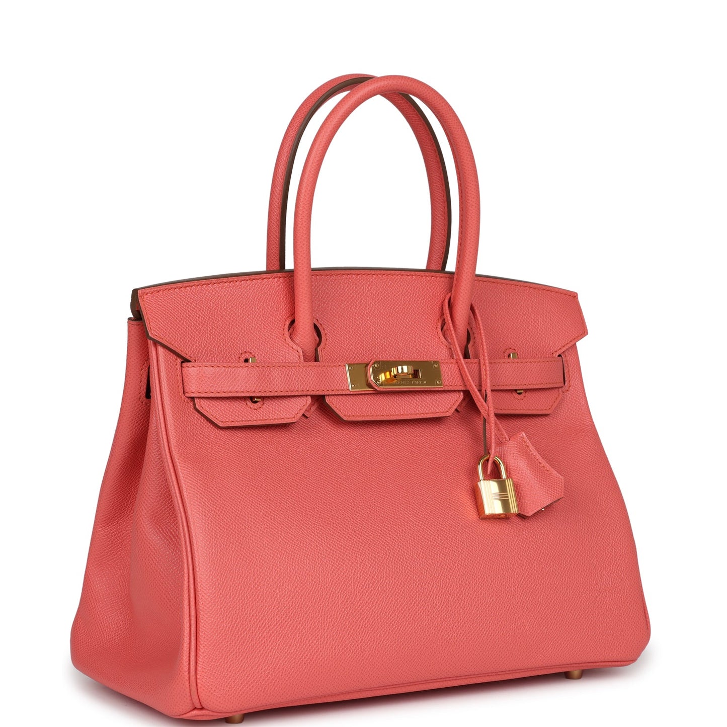 Hermes Birkin 30 Flamingo Epsom Gold Hardware