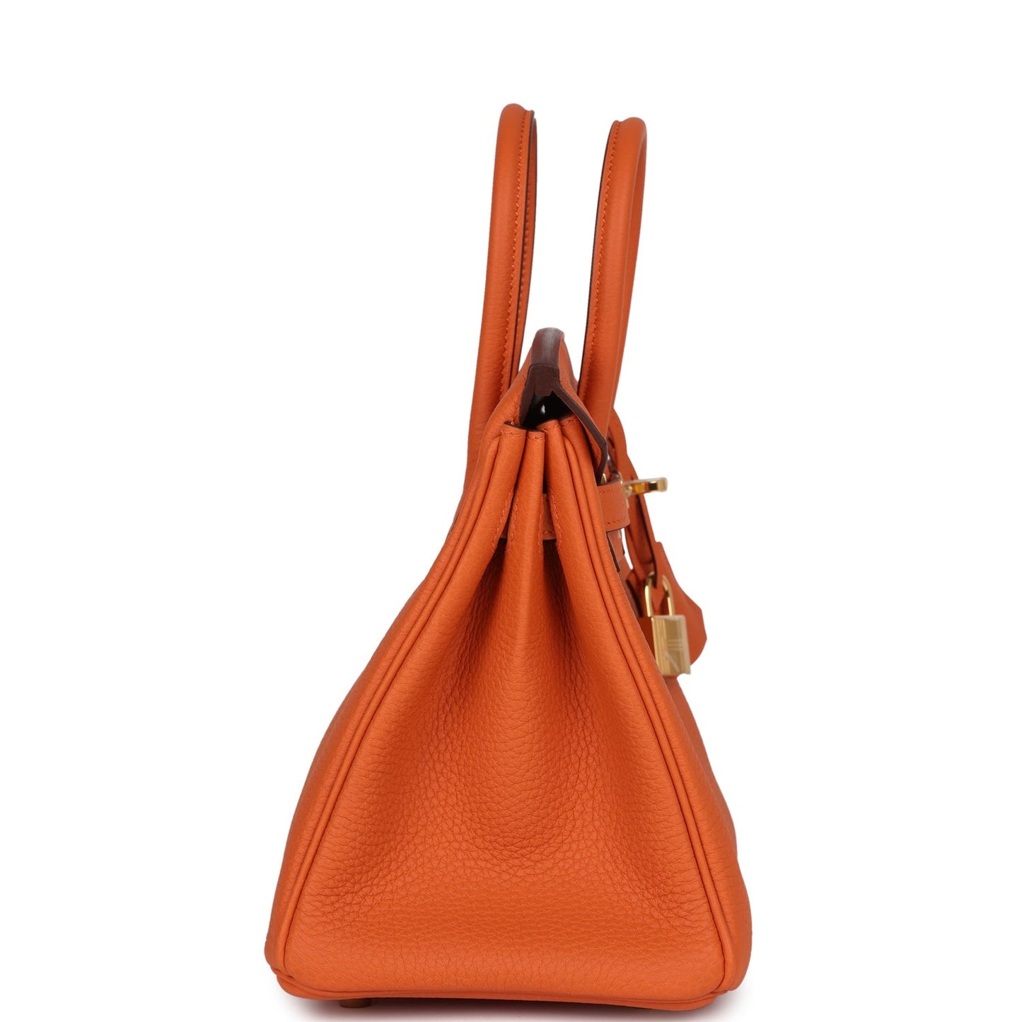 Hermes Birkin 25 Orange Togo Gold Hardware - Hermes Birkin 25 Orange