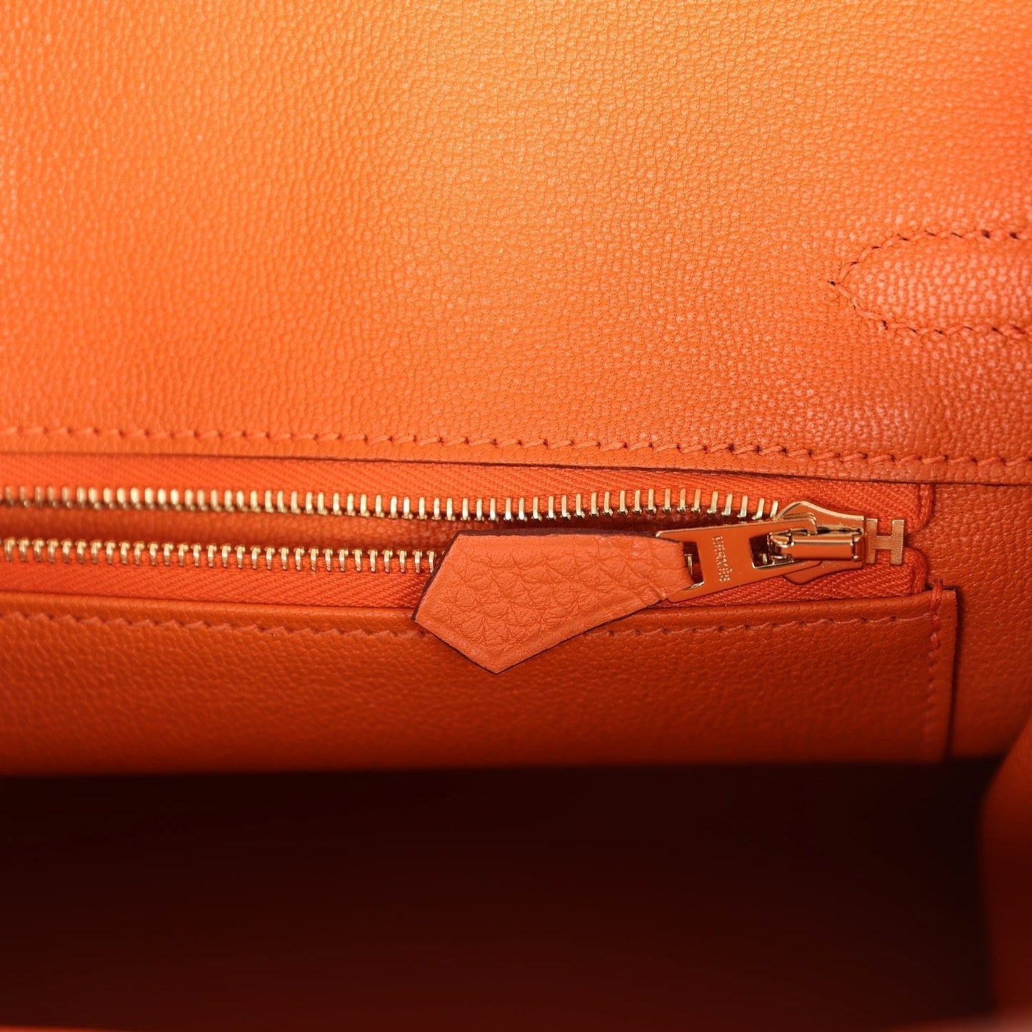 Hermes Birkin 25 Orange Togo Gold Hardware - Hermes Birkin 25 Orange