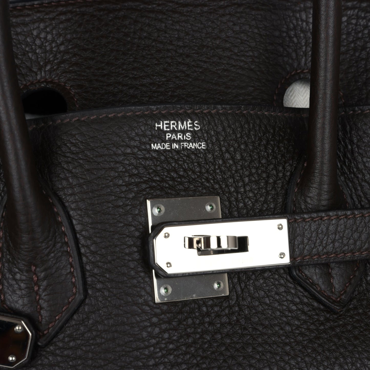 Hermes Birkin 35 Cafe Clemence Palladium Hardware