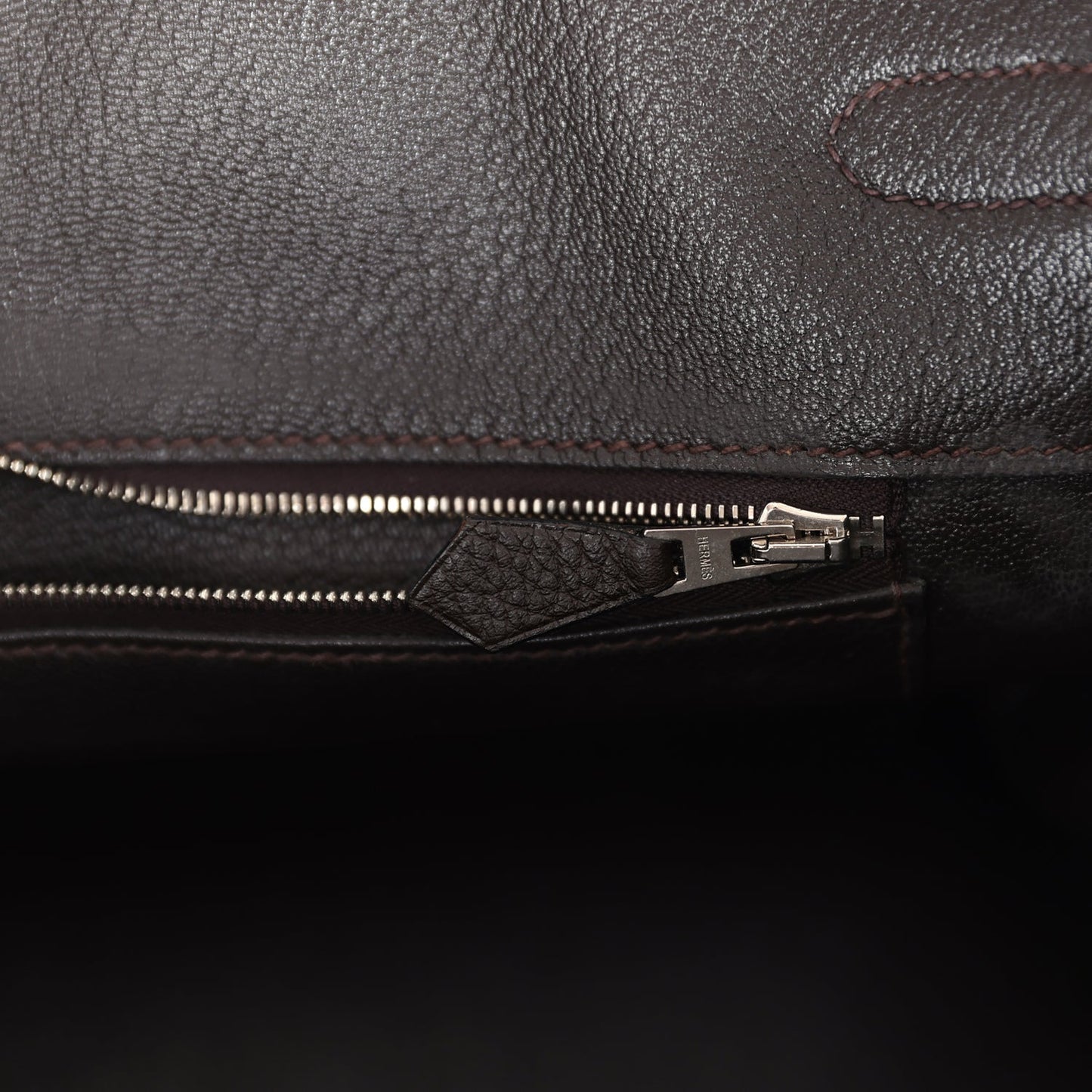 Hermes Birkin 35 Cafe Clemence Palladium Hardware