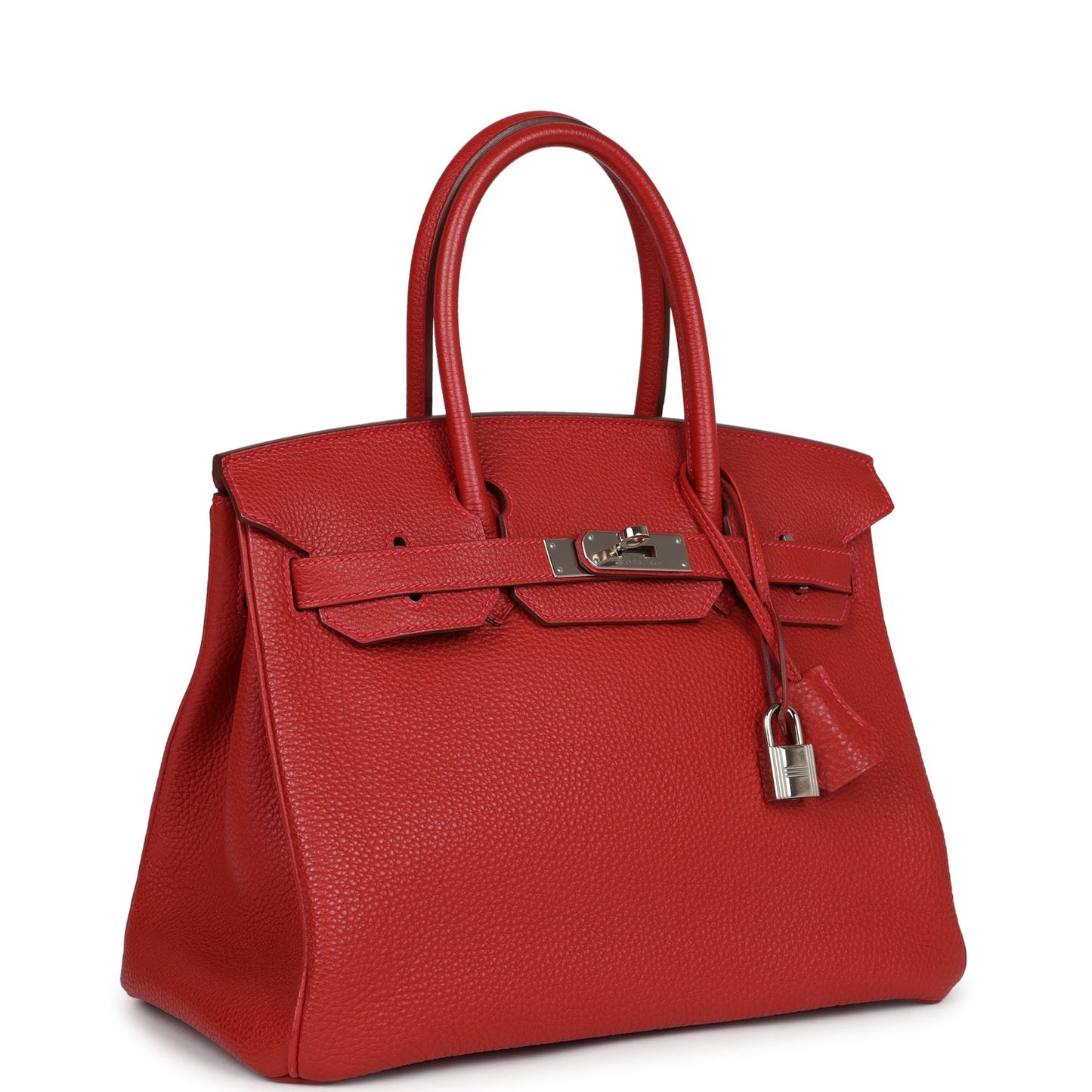 Hermes Birkin 30 Vermillon Togo Palladium Hardware