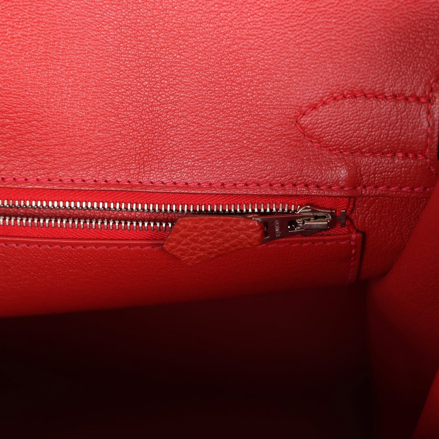 Hermes Birkin 30 Vermillon Togo Palladium Hardware