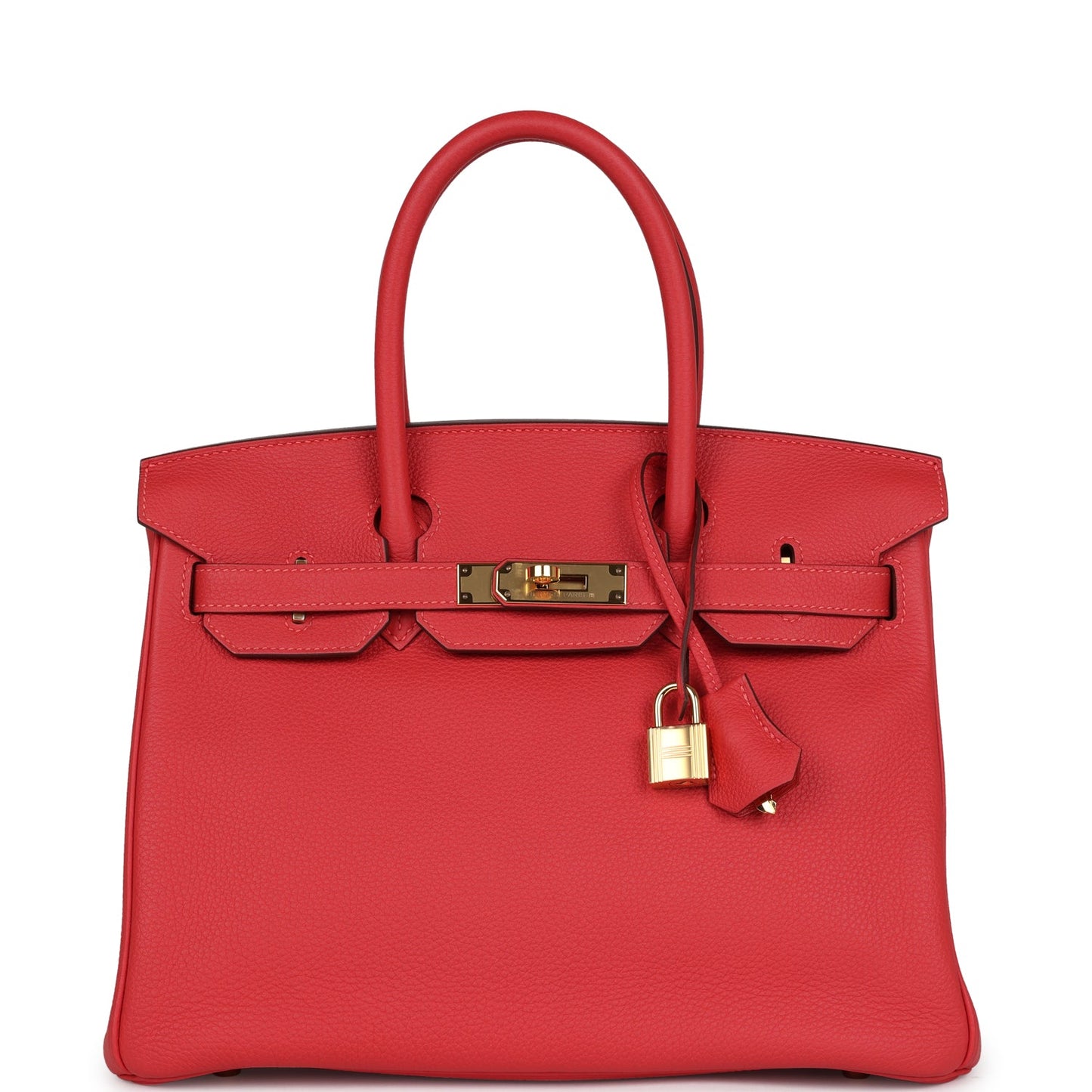 Hermes Birkin 30 Rouge Pivoine Togo Gold Hardware