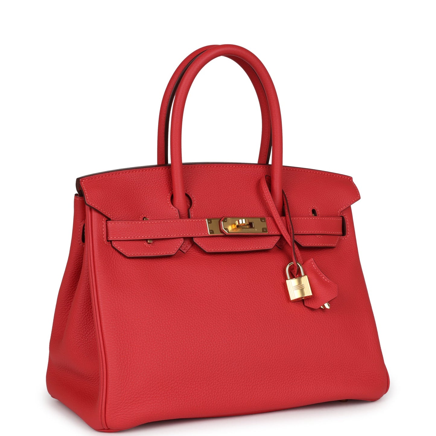 Hermes Birkin 30 Rouge Pivoine Togo Gold Hardware