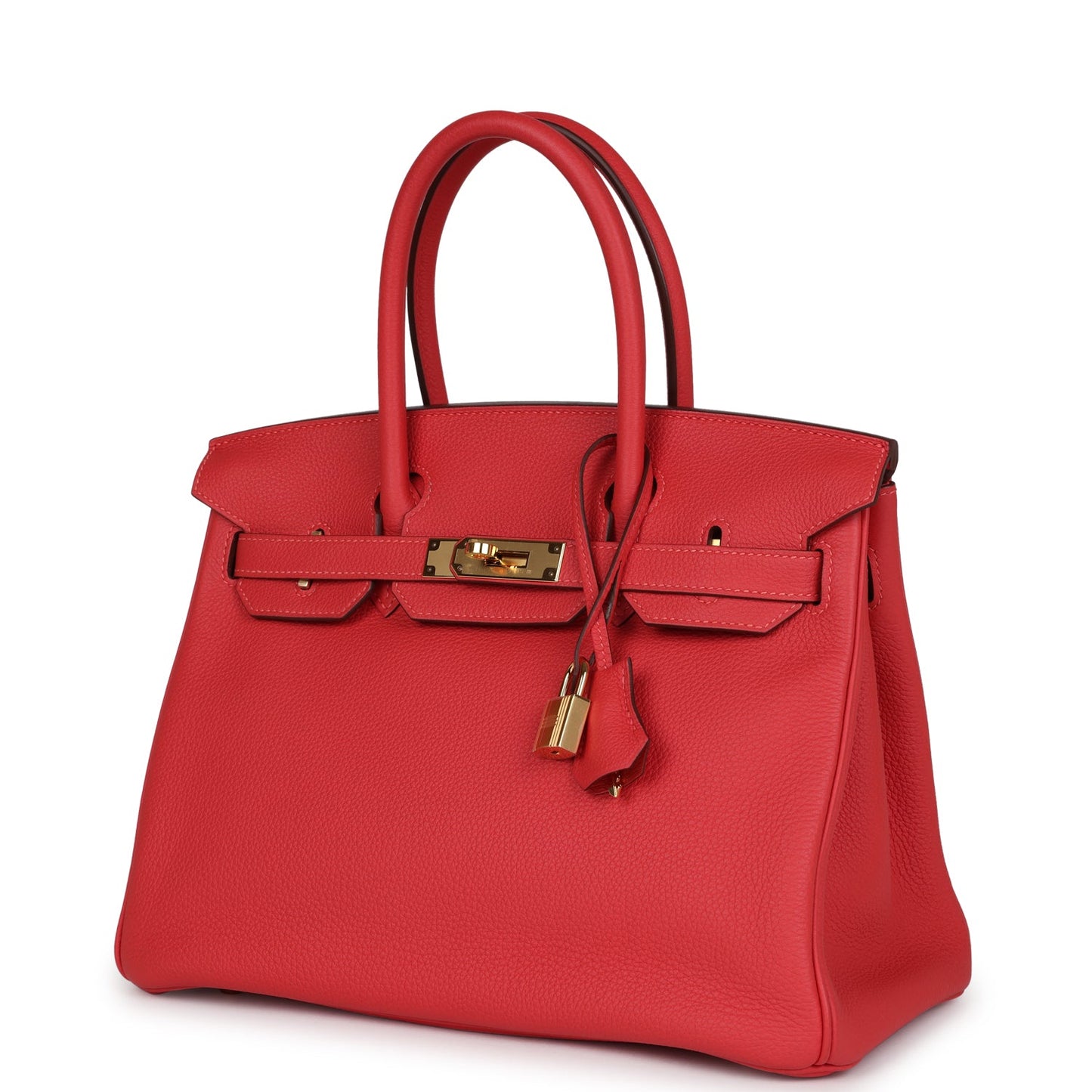 Hermes Birkin 30 Rouge Pivoine Togo Gold Hardware