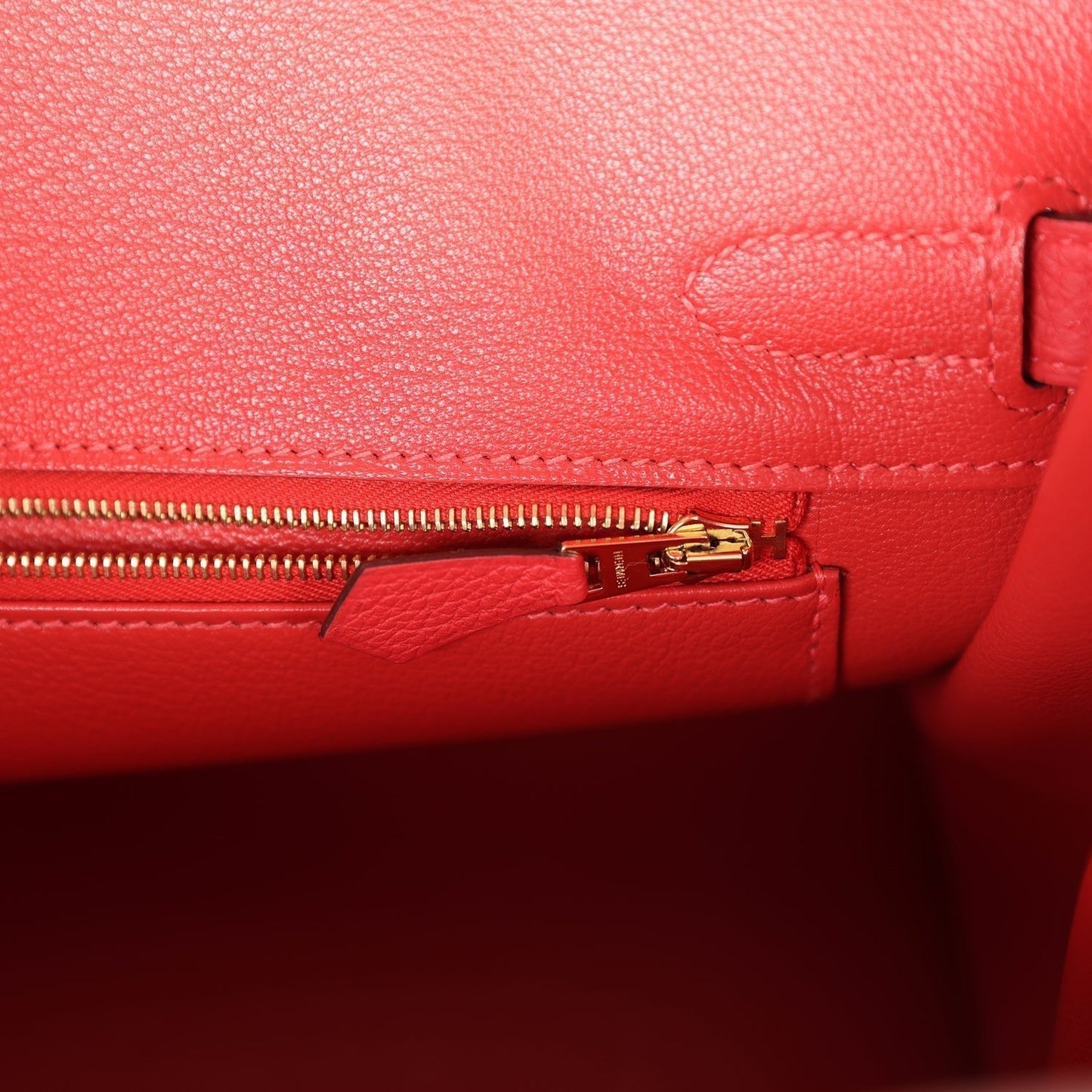 Hermes Birkin 30 Rouge Pivoine Togo Gold Hardware