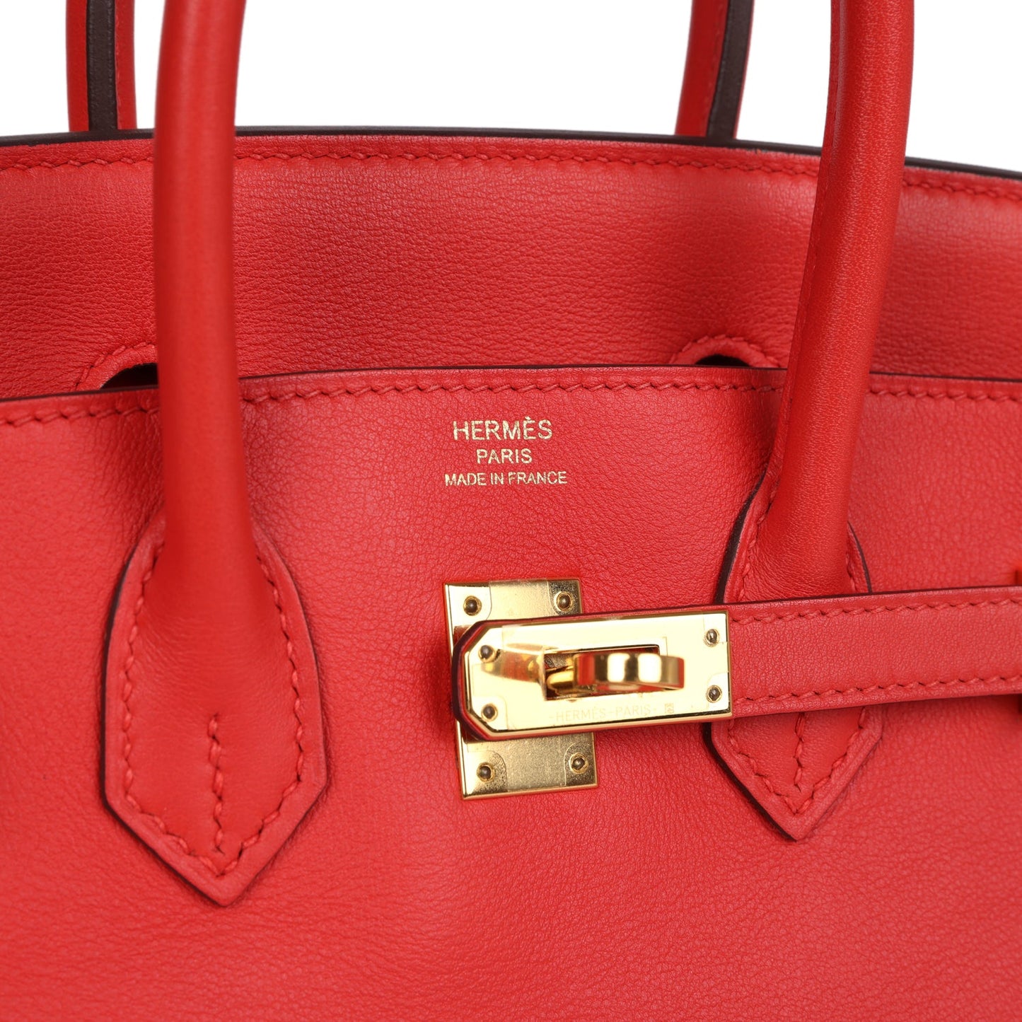 Hermes Birkin 25 Rouge Tomate Swift Gold Hardware