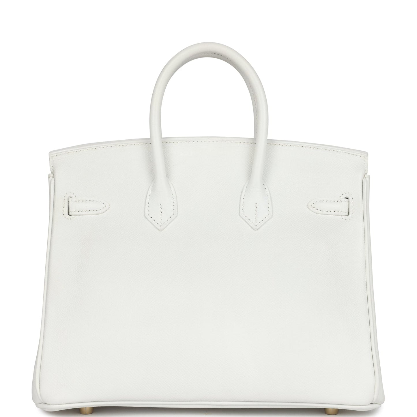 Hermes Birkin 25 White Epsom Gold Hardware