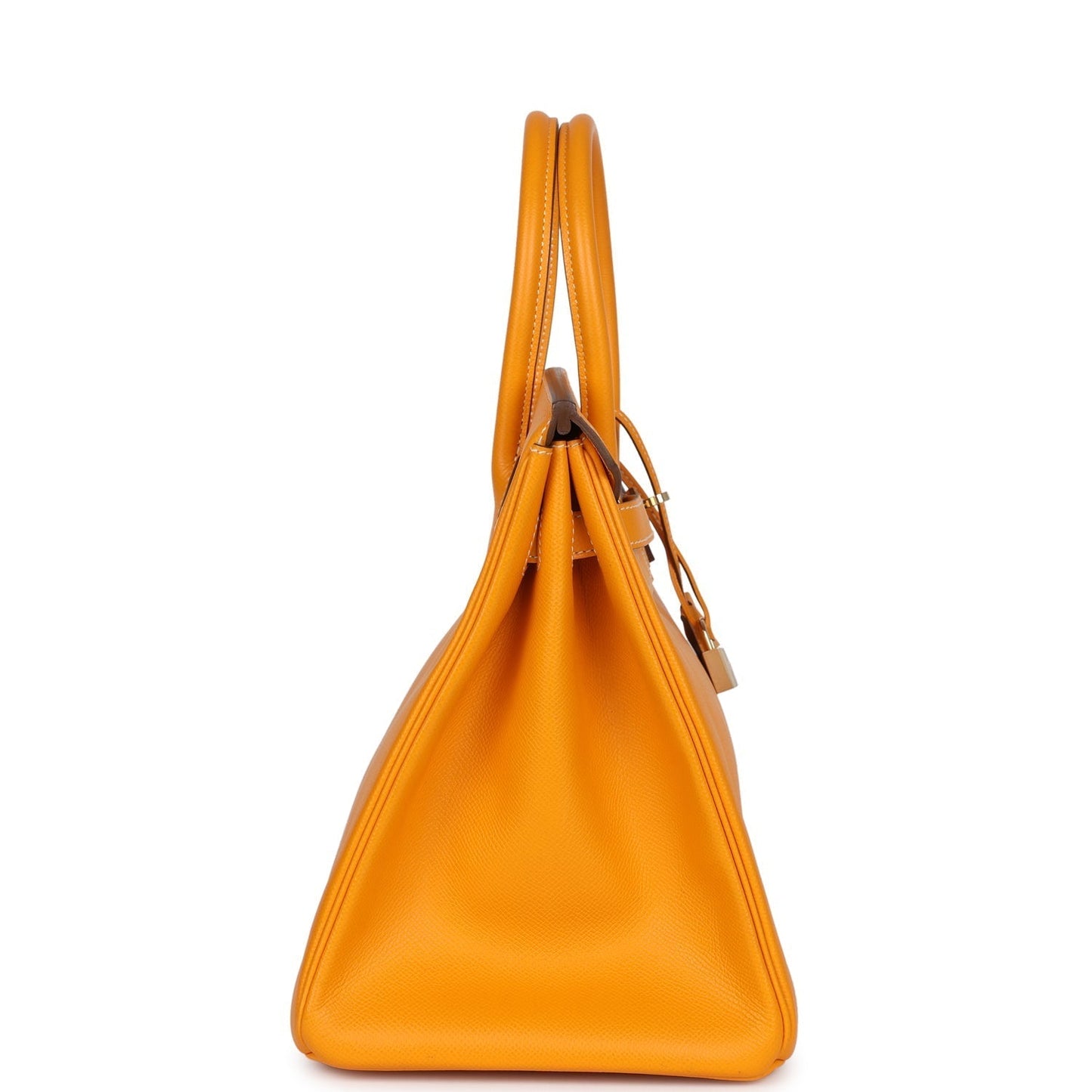 Hermes Birkin 35 Jaune D'or Candy Epsom Permabrass Hardware