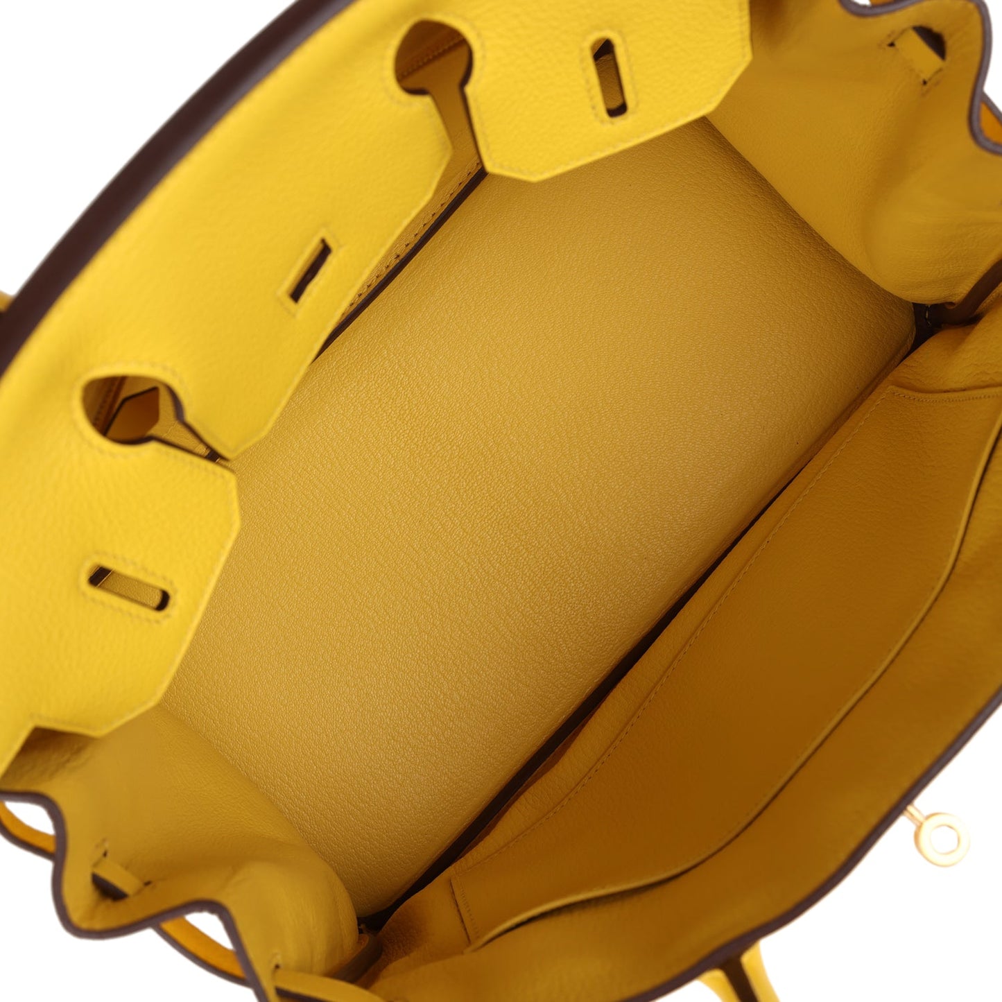 Hermes Birkin 30 Jaune de Naples Taurillon Novillo Rose Gold Hardware