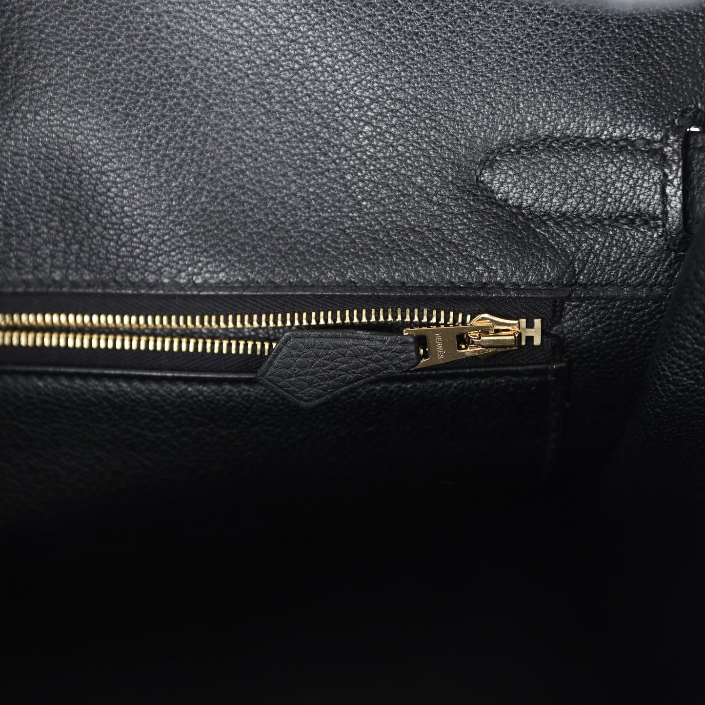 Hermes Birkin 30 Black Togo Rose Gold Hardware