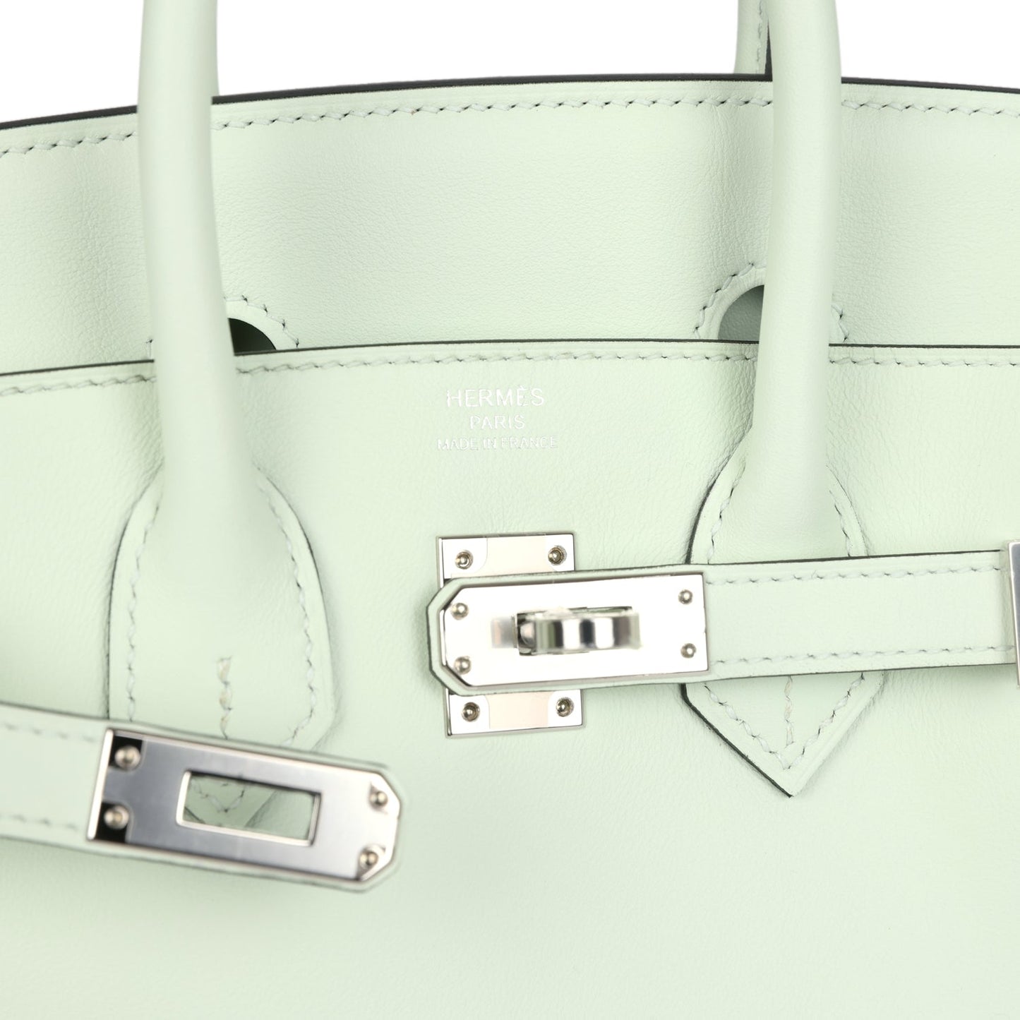 Hermes Birkin 25 Vert Fizz Swift Palladium Hardware