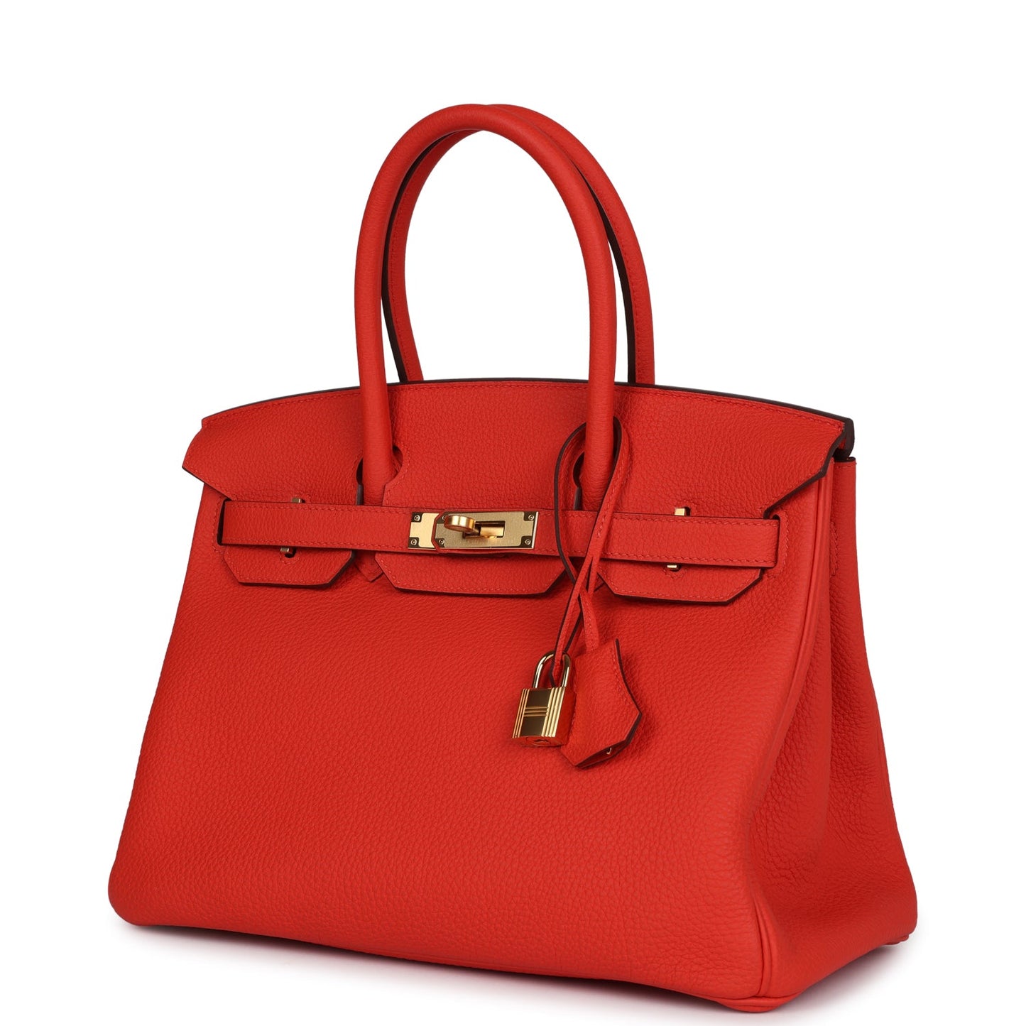 Hermes Birkin 30 Capucine Togo Gold Hardware