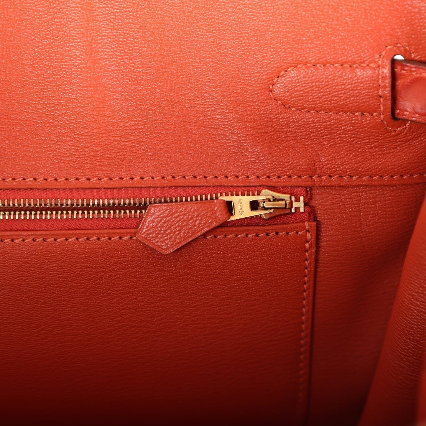 Hermes Birkin 35 Sanguine Matte Alligator Gold Hardware