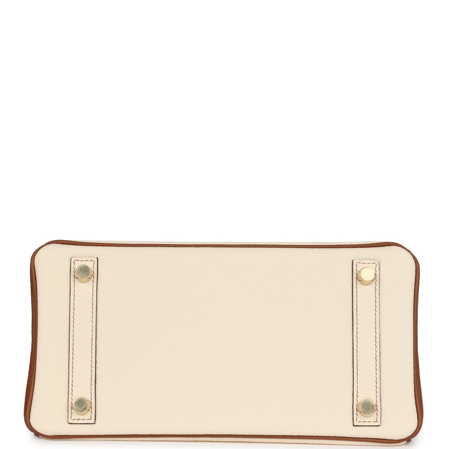 Hermes Special Order (HSS) Birkin 25 Nata and Gold Clemence Brushed Gold Hardware