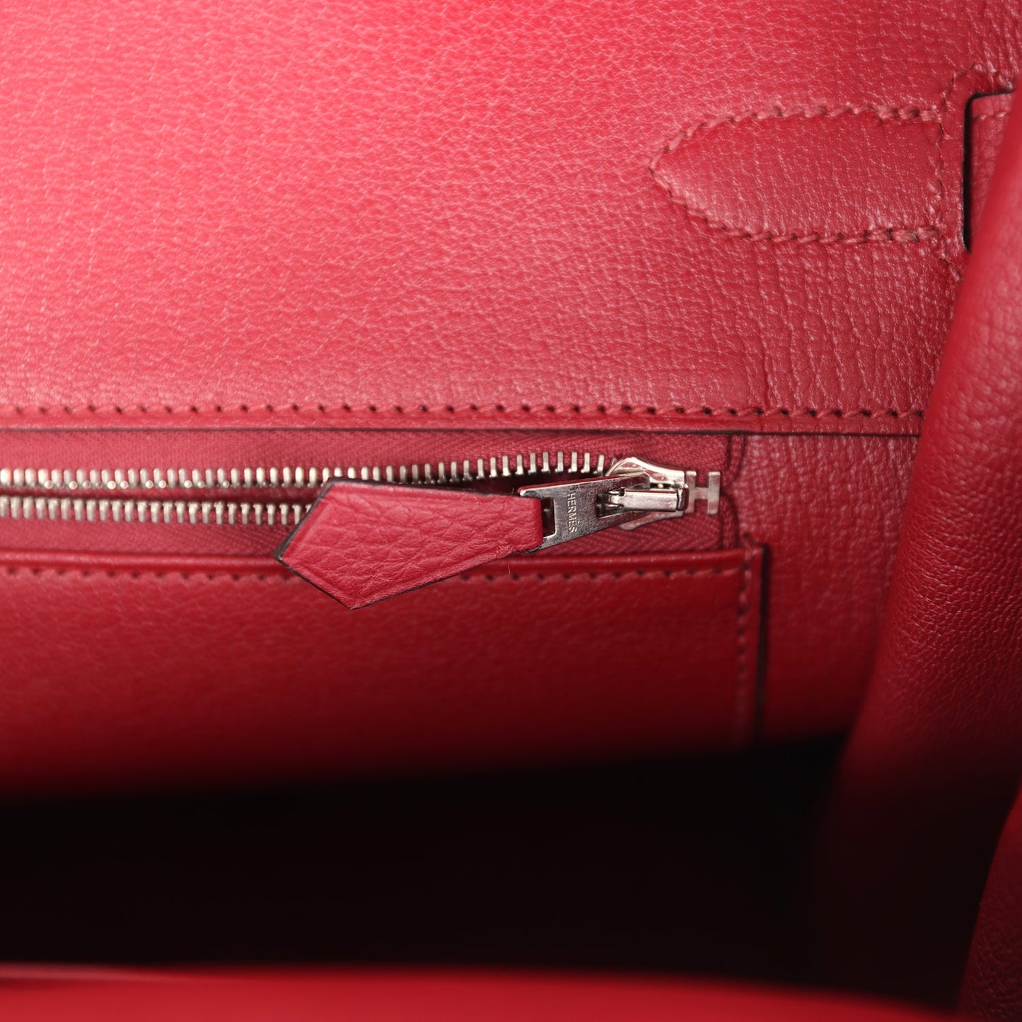 Hermes Birkin 35 Rouge Grenat Togo Palladium Hardware