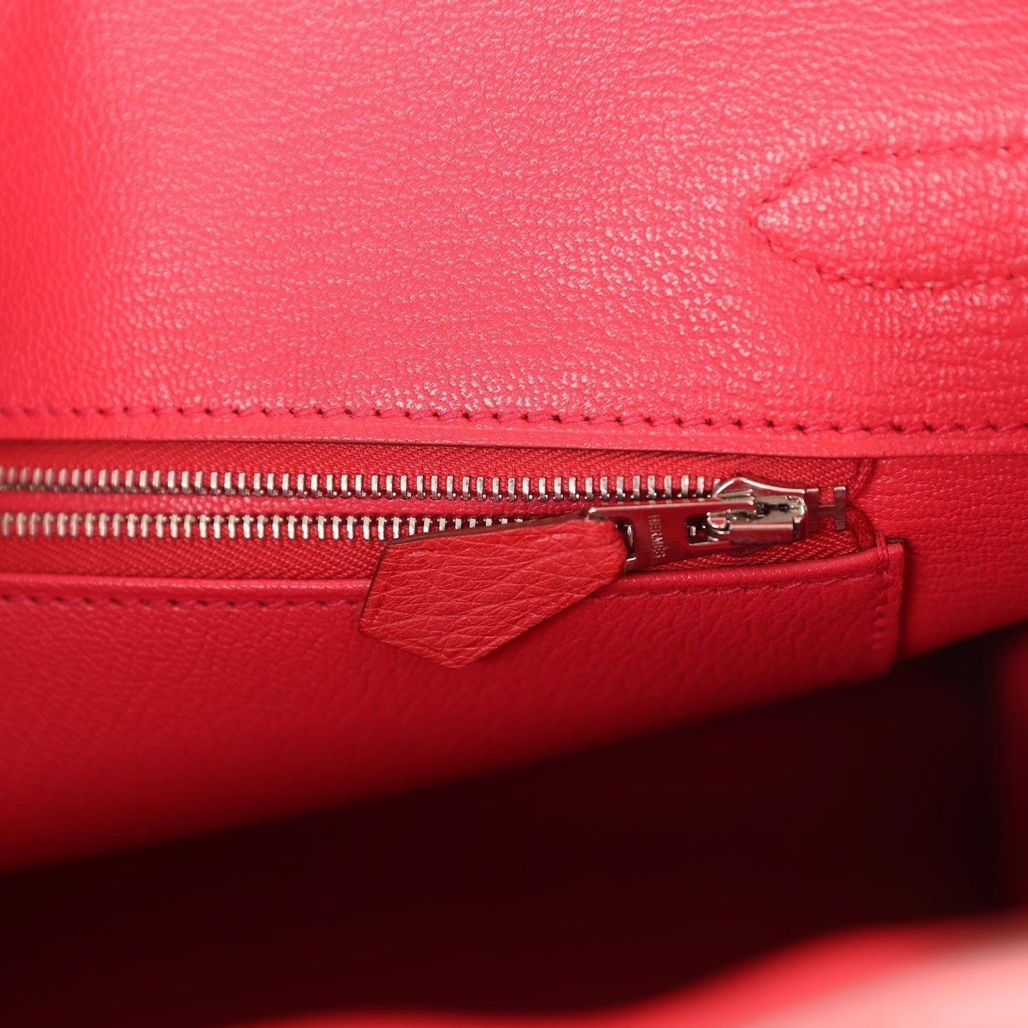 Hermes Birkin 30 Bougainvillea Ostrich Palladium Hardware